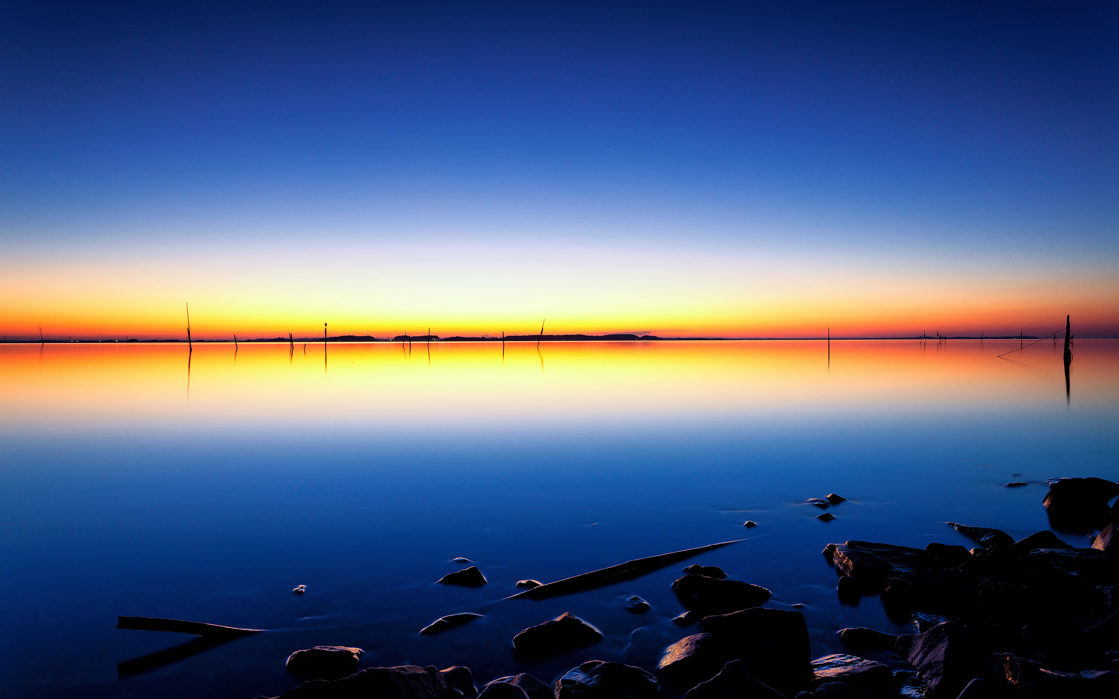 twilight seascape HD 2k 4k