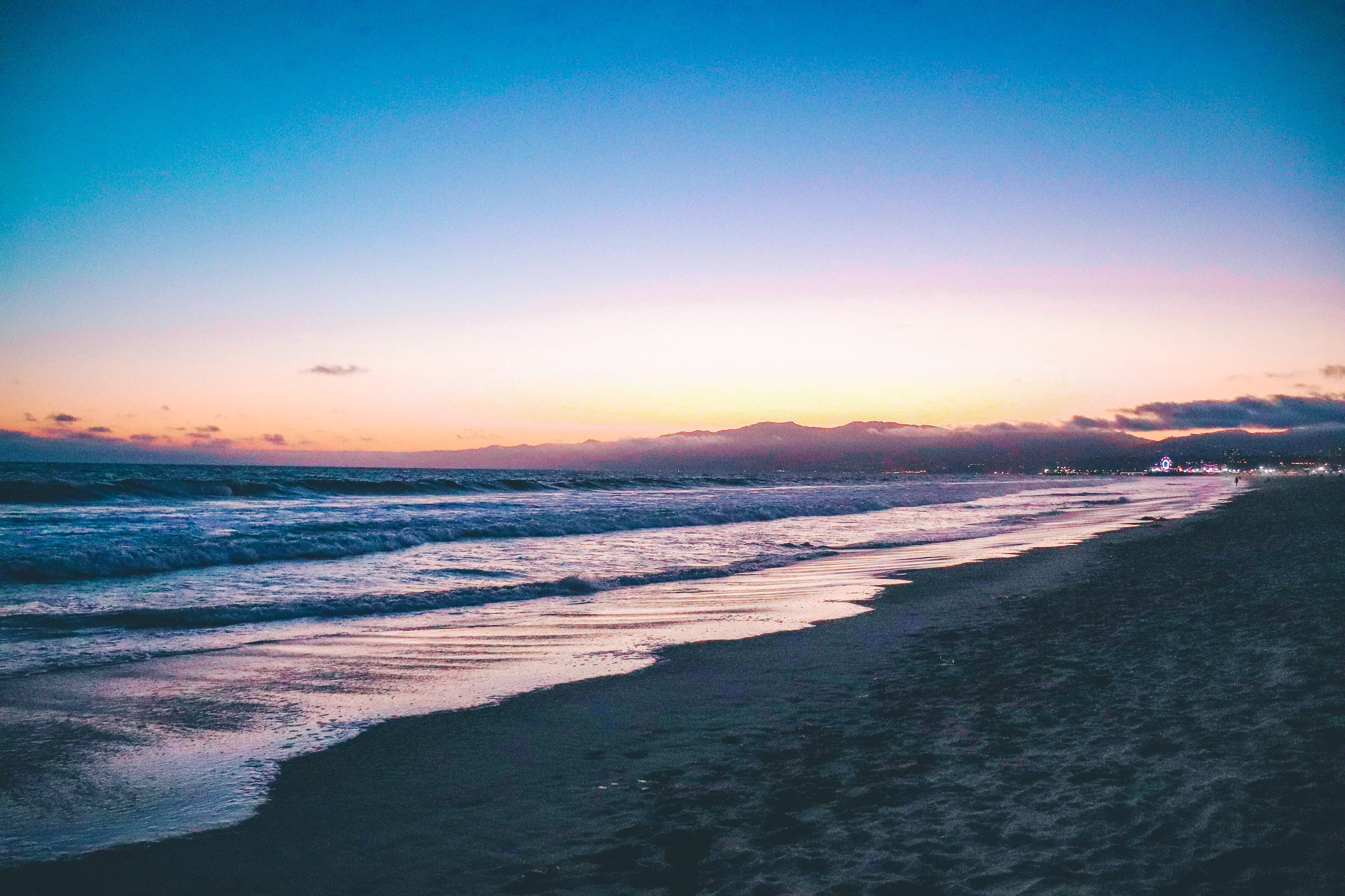 venice beach united states los angeles water ocean background 2k 4k 5k