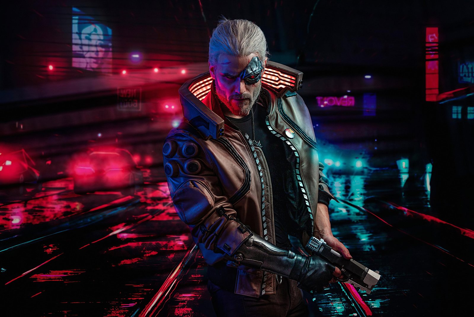 Video Game Cyberpunk Futuristic Warrior 2k 4k