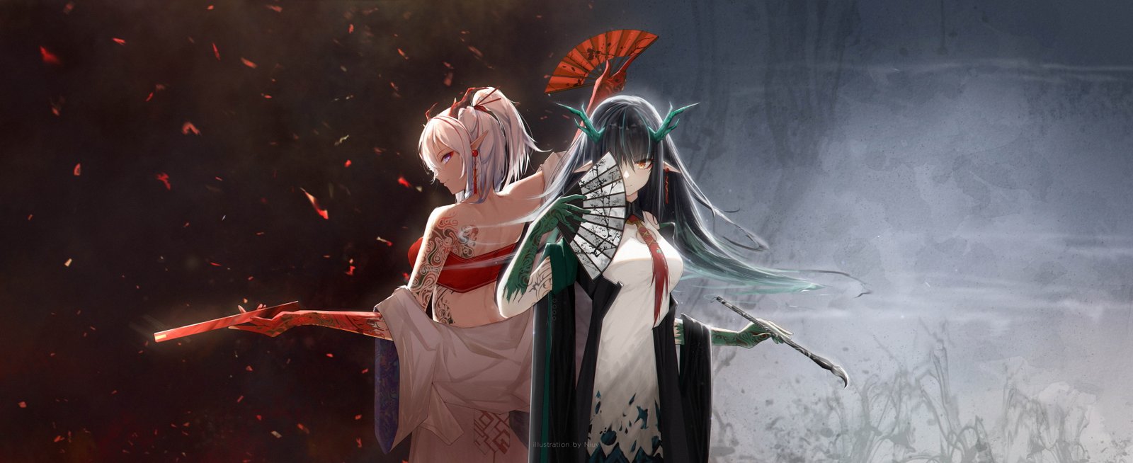 Arknights Dusk anime girls dragon girl 2k 4k 5k