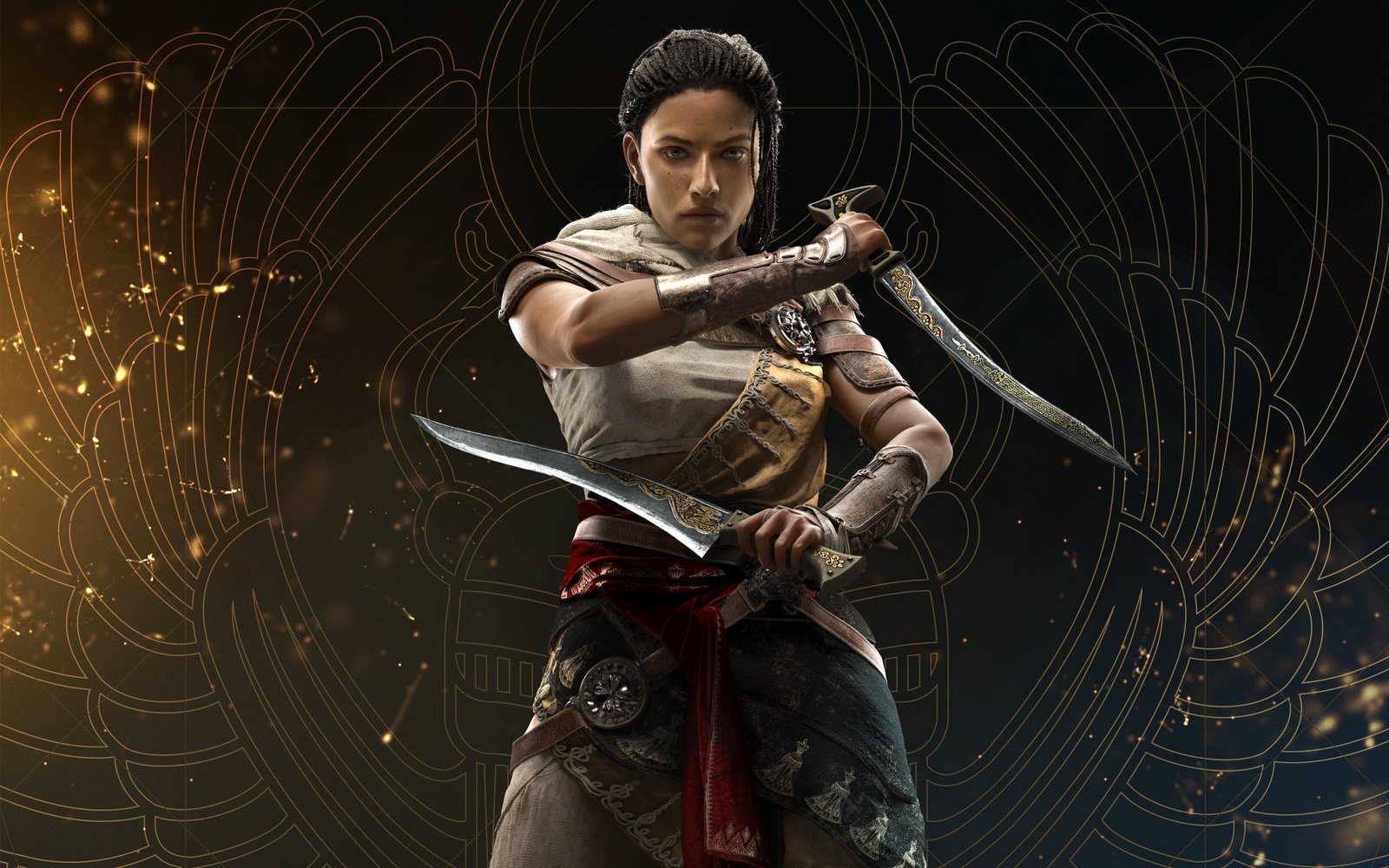 Assassins Creed Origins Aya one person young adult three quarter length 2k 4k