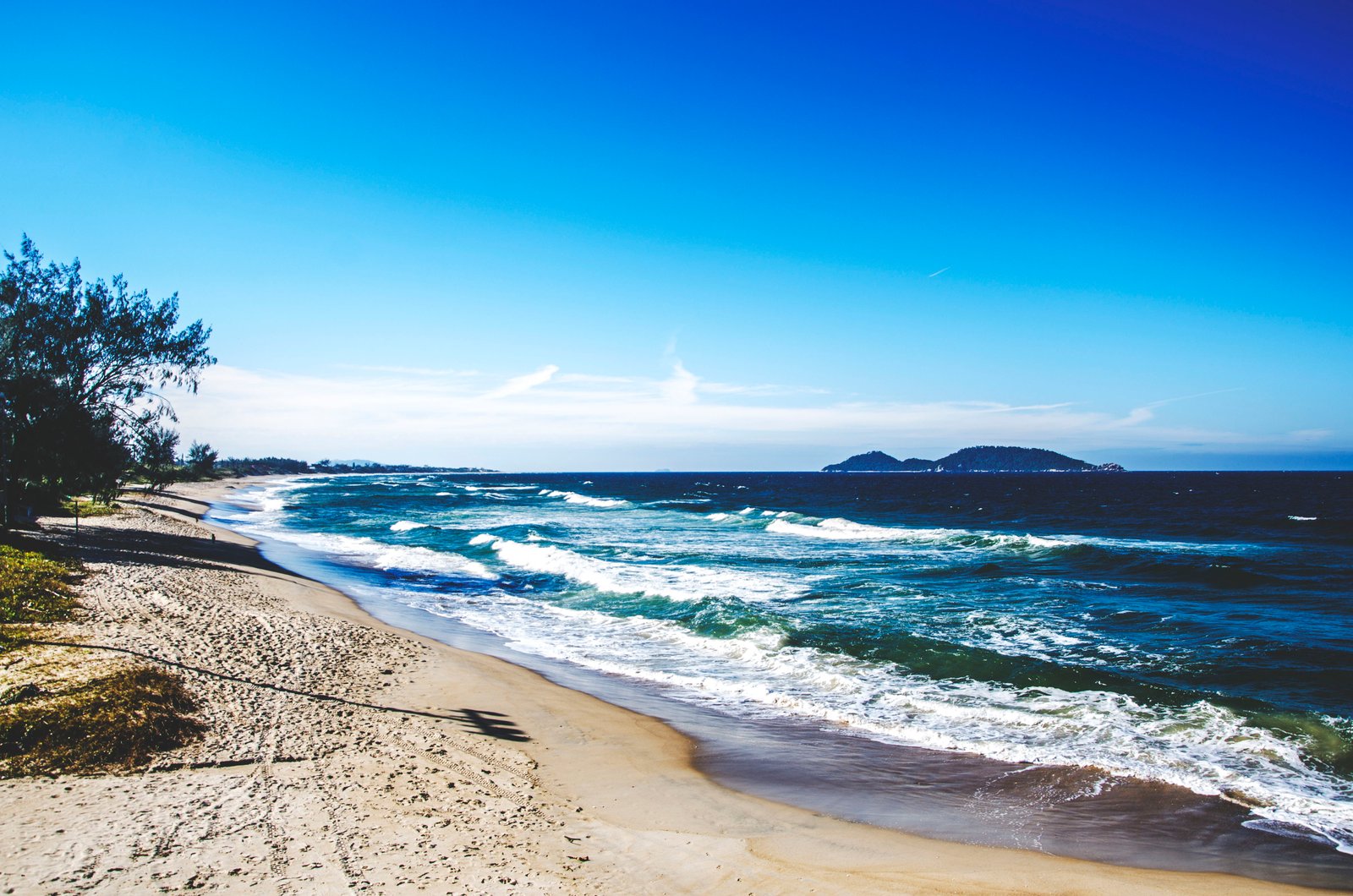 brazil florian polis morro das pedras sea sky beach paradise 2k 4k 5k