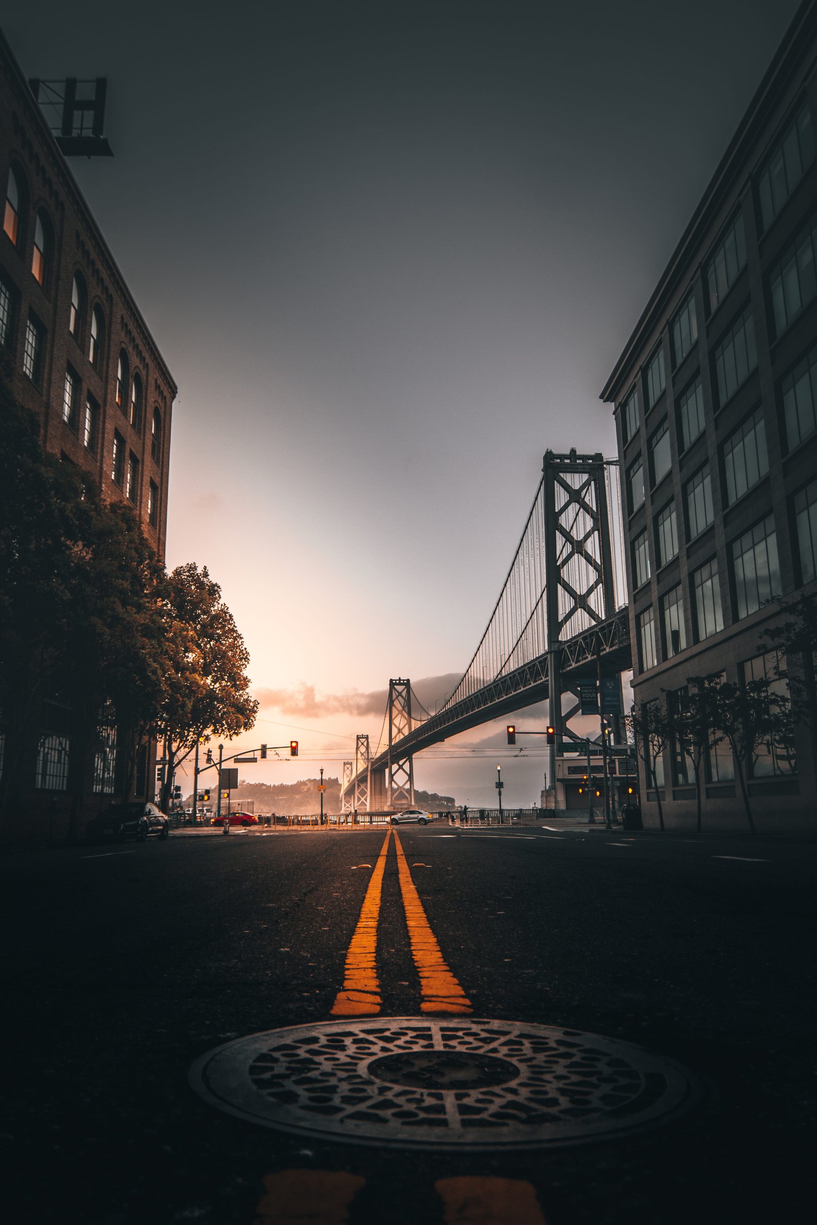 bridge near building during daytime francisco san hour golden 2k 4k
