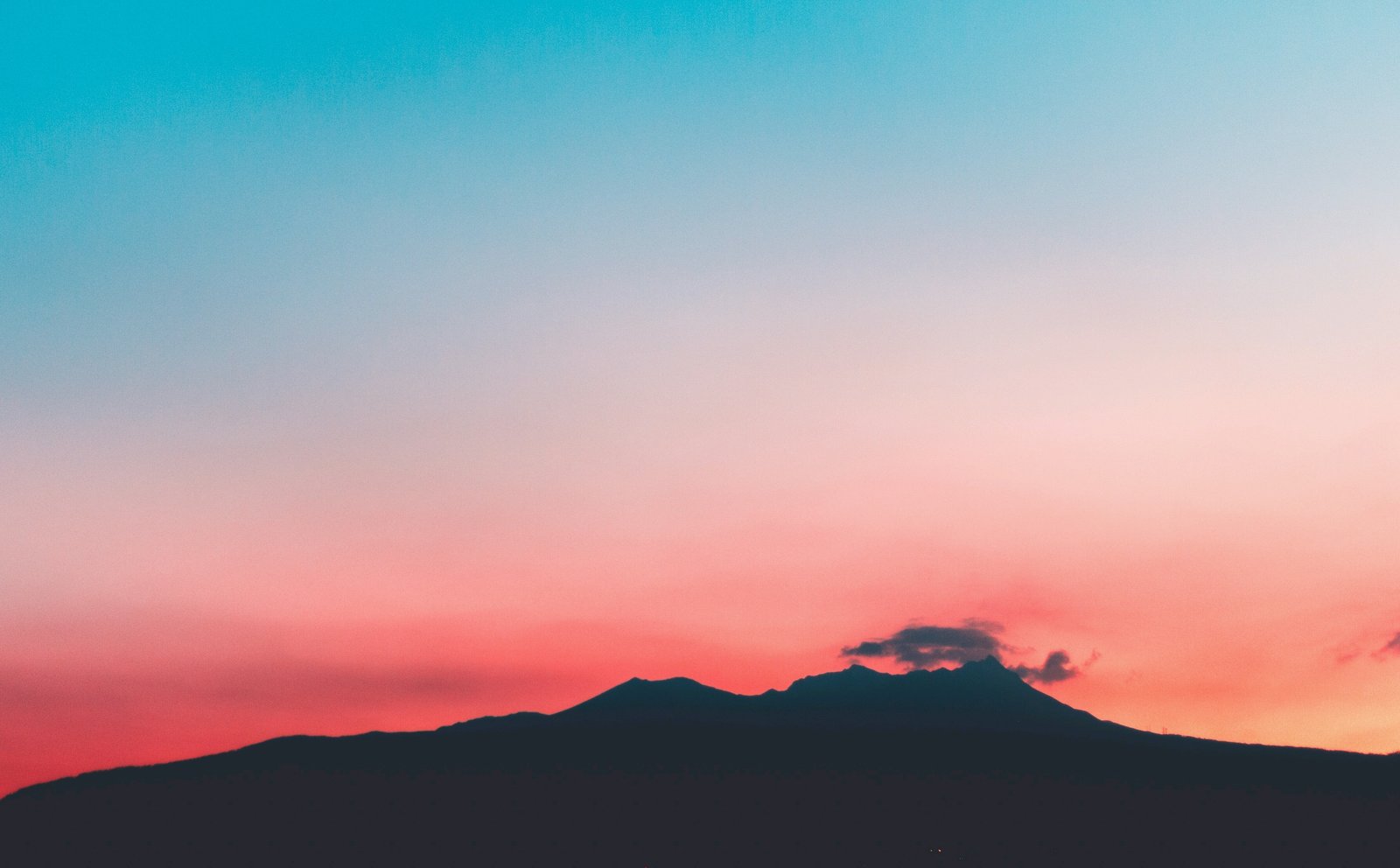 Chill Out clouds landscape mountains sky sunset 2k 4k