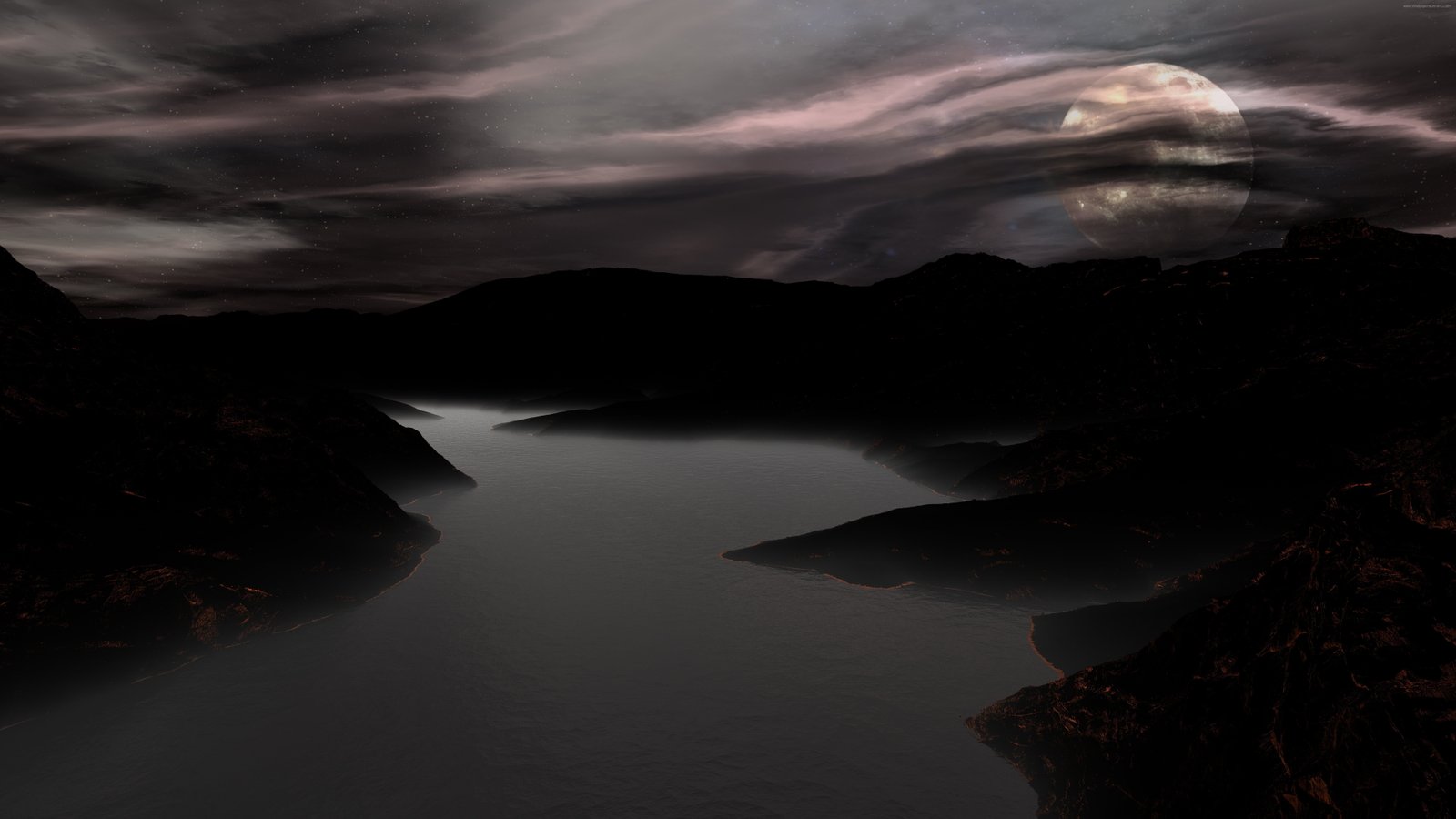 darkness HD moon 2k 4k 5k 8k