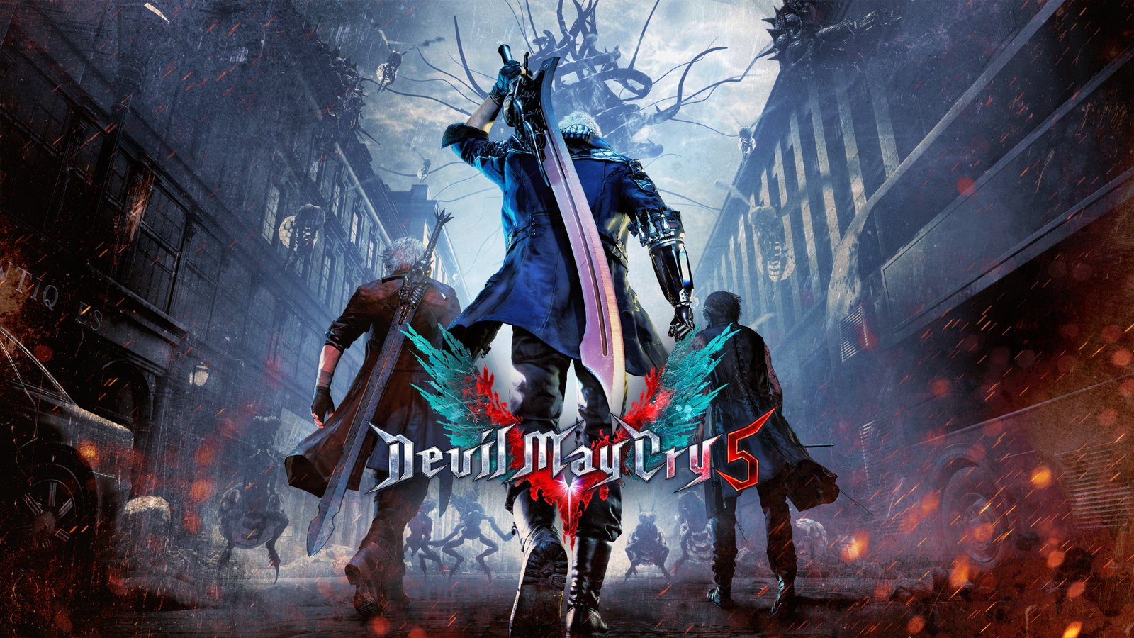 Devil May Cry 5 poster Dante Nero 2k 4k