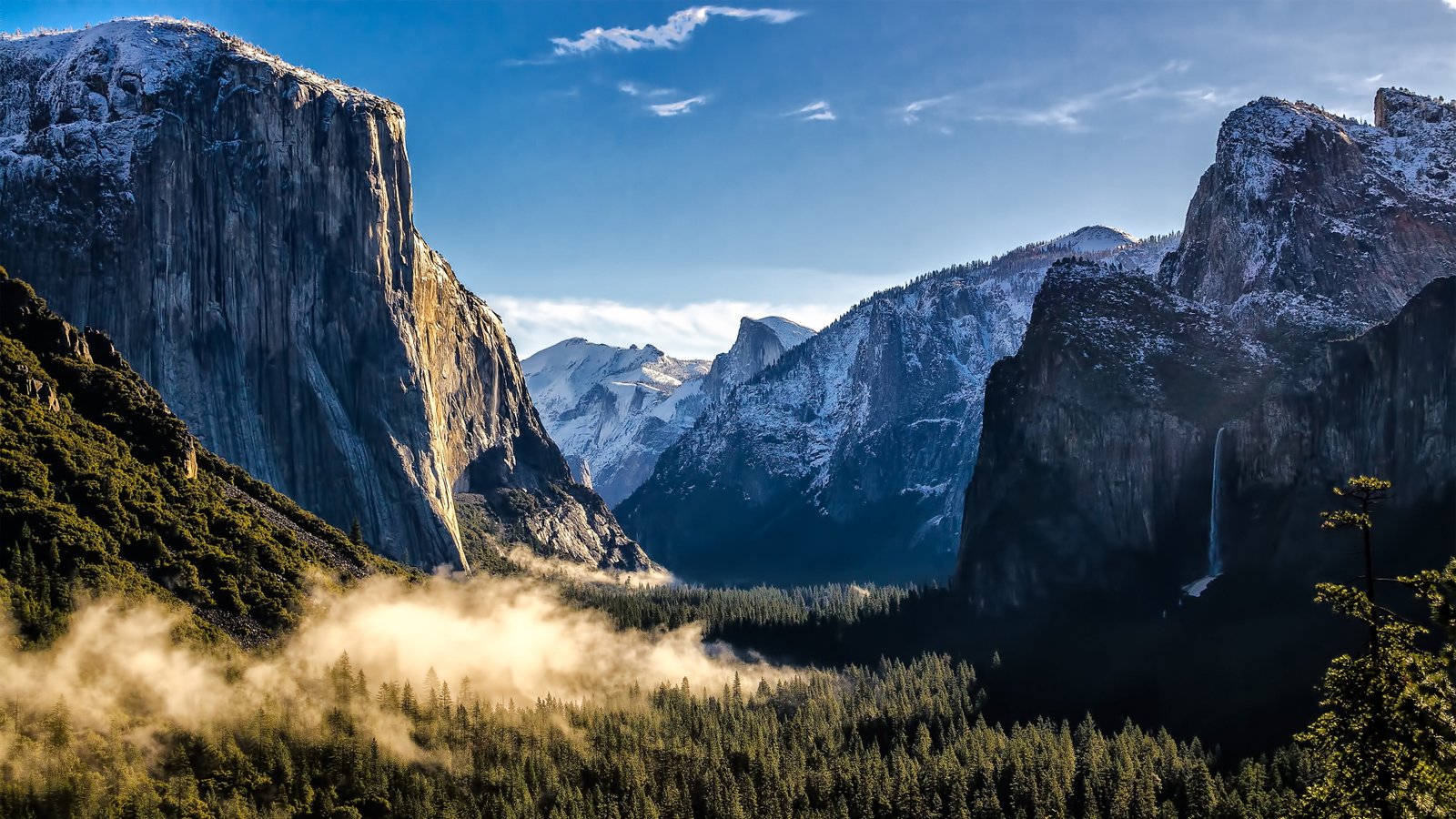 mountain cliffs untitled landscape nature mountains Yosemite National Park 2k 4k