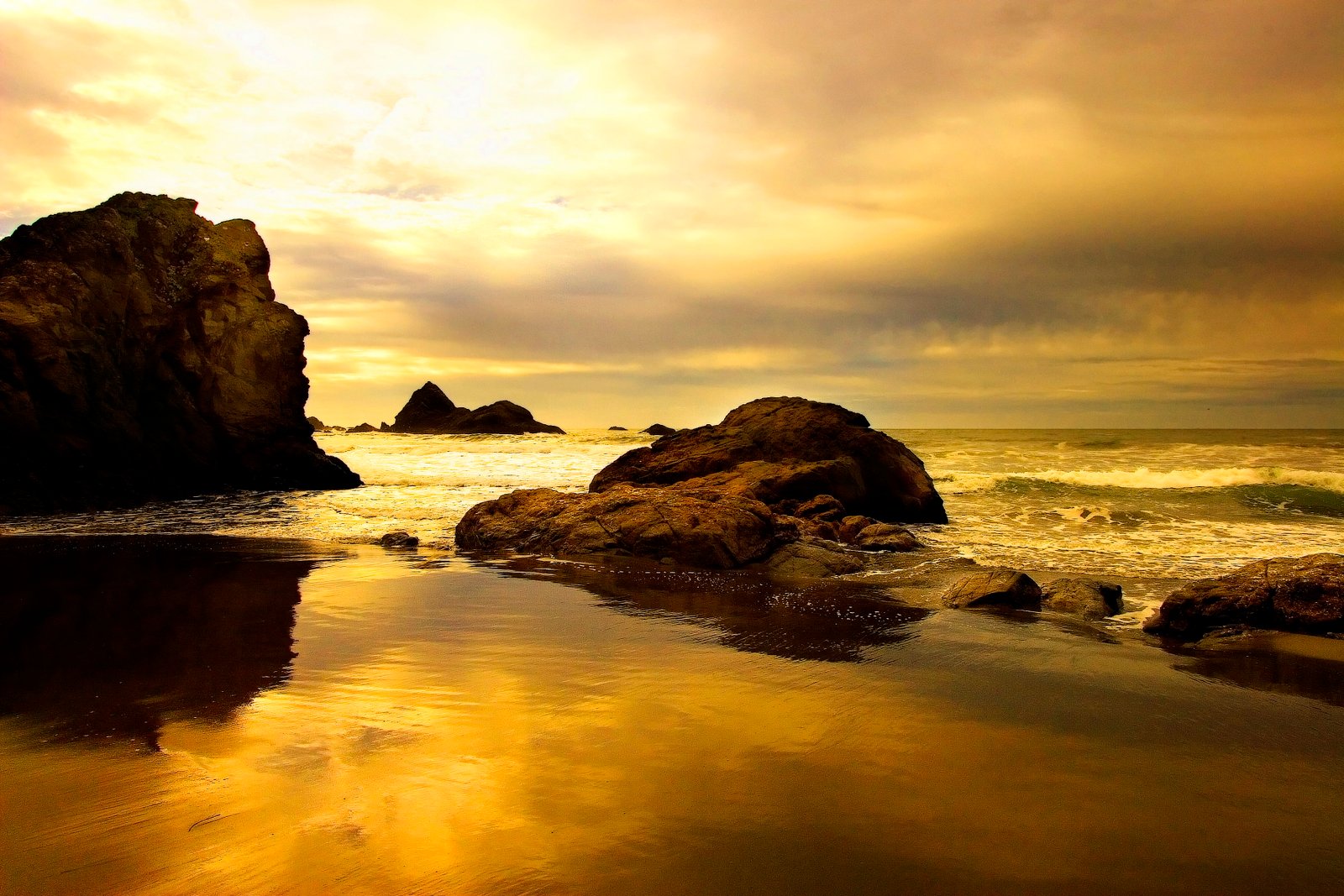 rock formation near body of water during daytime Lost Sensations 2k 4k