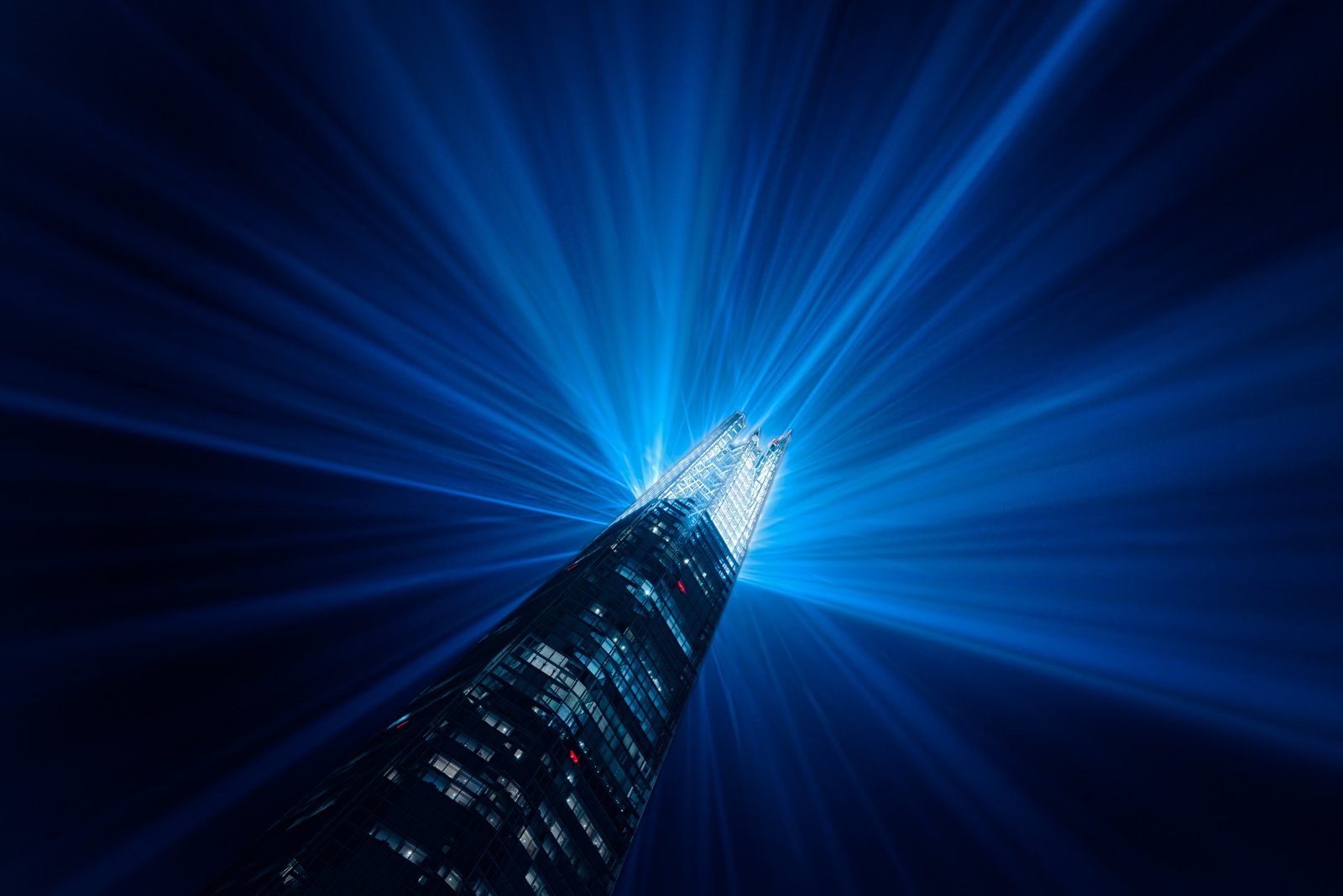 skycrapper architecture world lights photography blue 2k 4k 5k