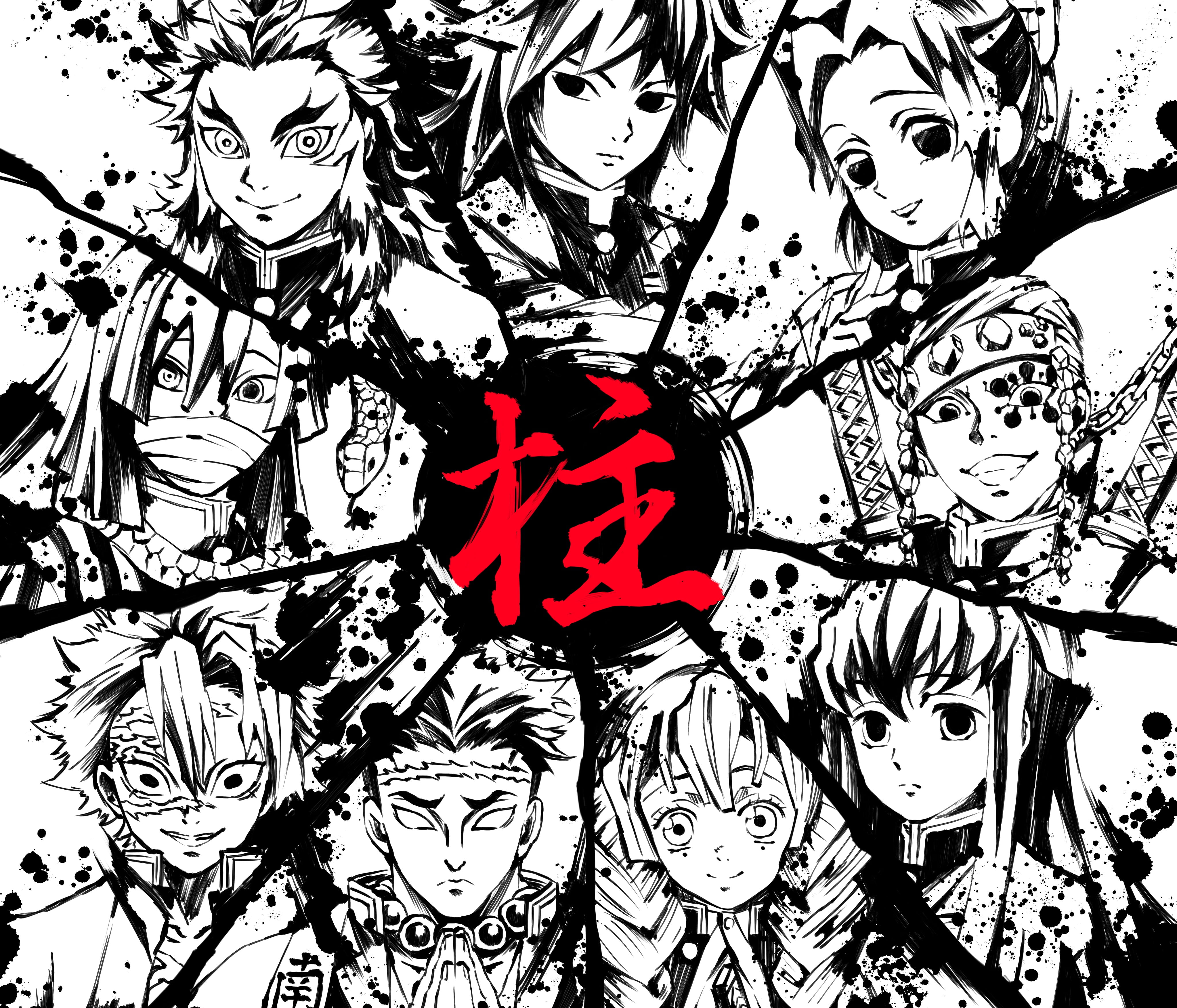 Anime Demon Slayer Kimetsu no Yaiba Giyuu Tomioka Gyomei Himejima 2k 4k