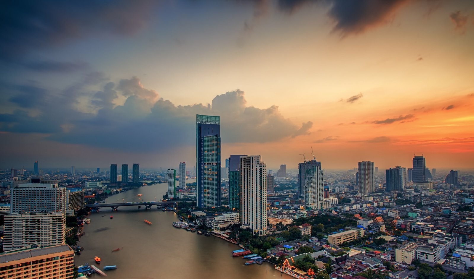 Bangkok city Thailand 2k 4k 5k