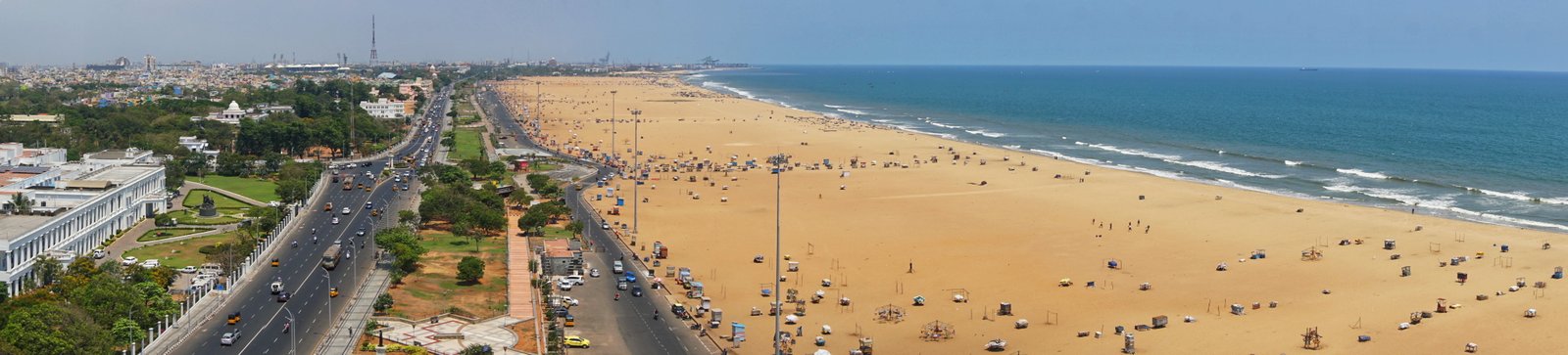 chennai india beach marina sea water land sand nature 2k 4k 5k 8k