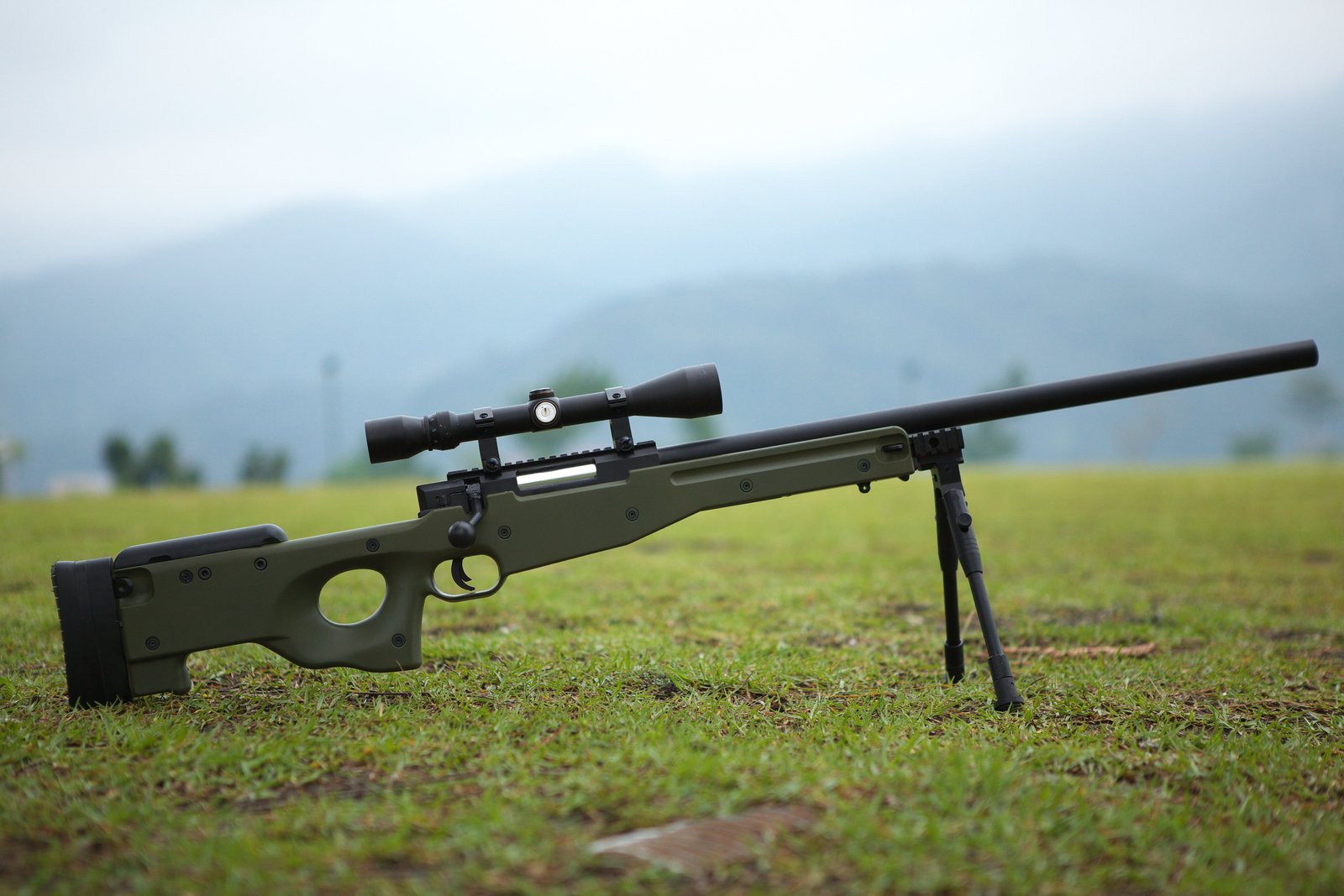 green and black awp sniper grass weapons earth optics rifle 2k 4k 5k