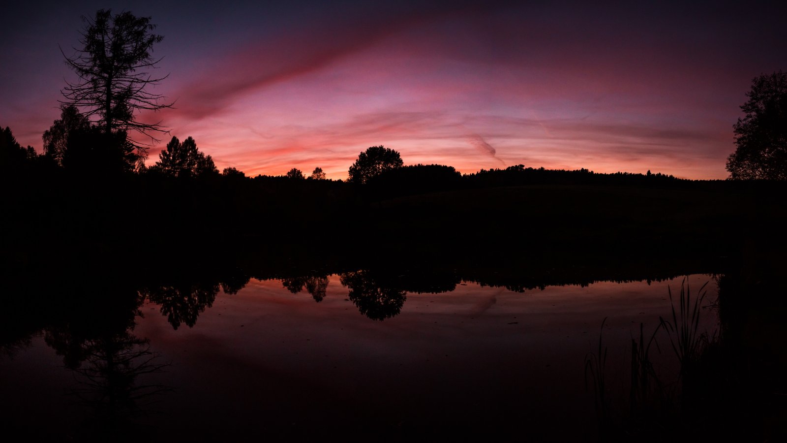 reflection sky nature water sunset dusk uhd evening 2k 4k 5k 8k
