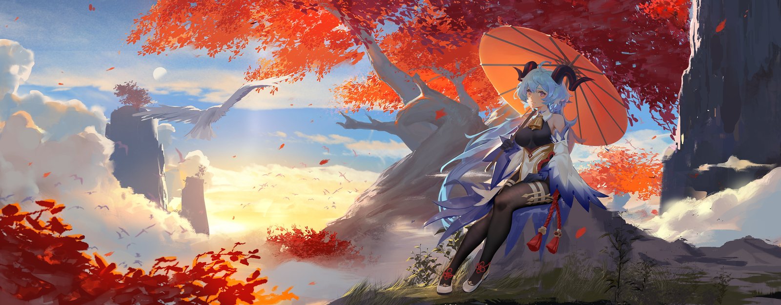 Ribao Genshin Impact Ganyu anime girls 2k 4k 5k