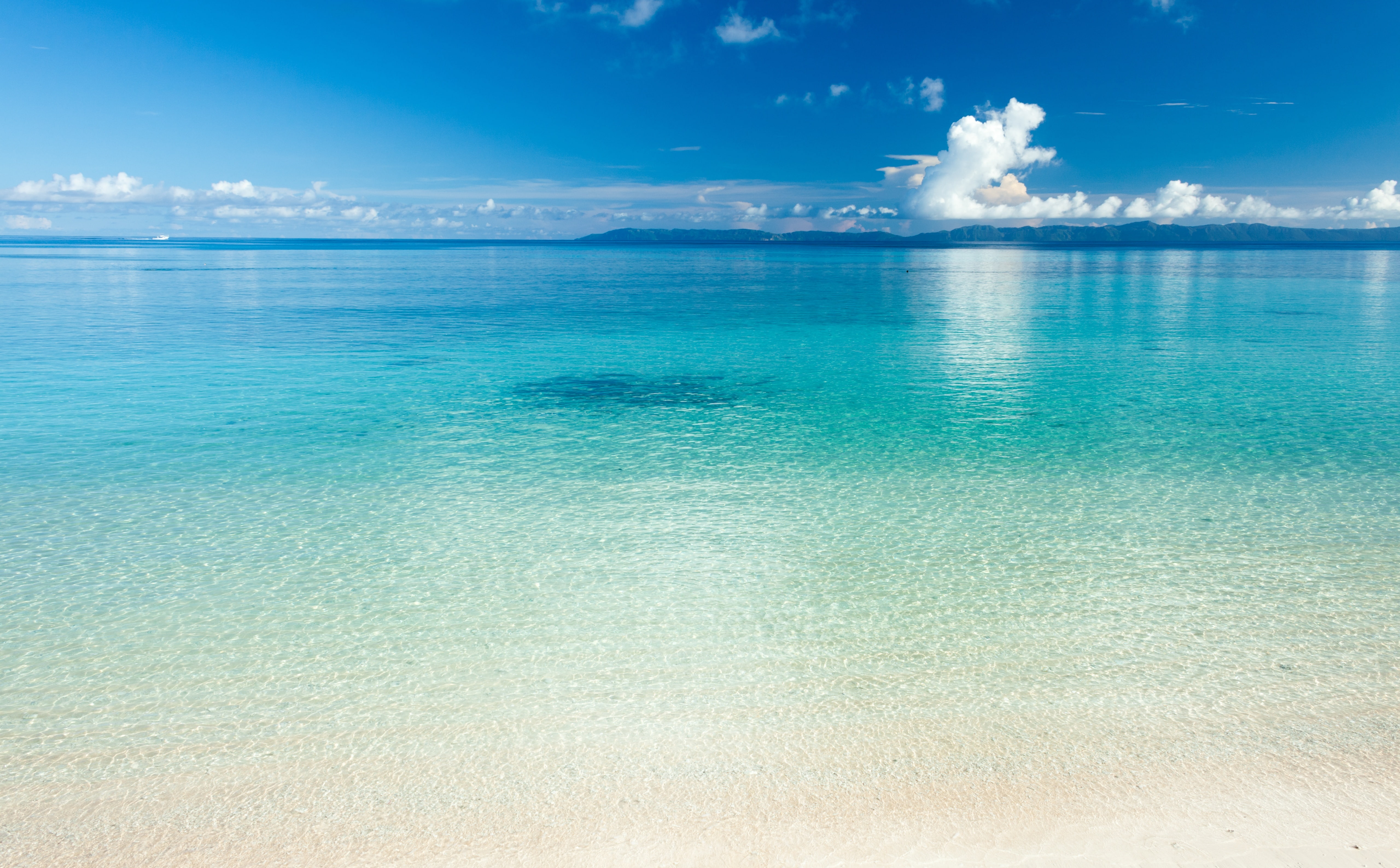 Seaside blue sea Travel Islands Earth Ocean Exotic Beach 2k 4k 5k