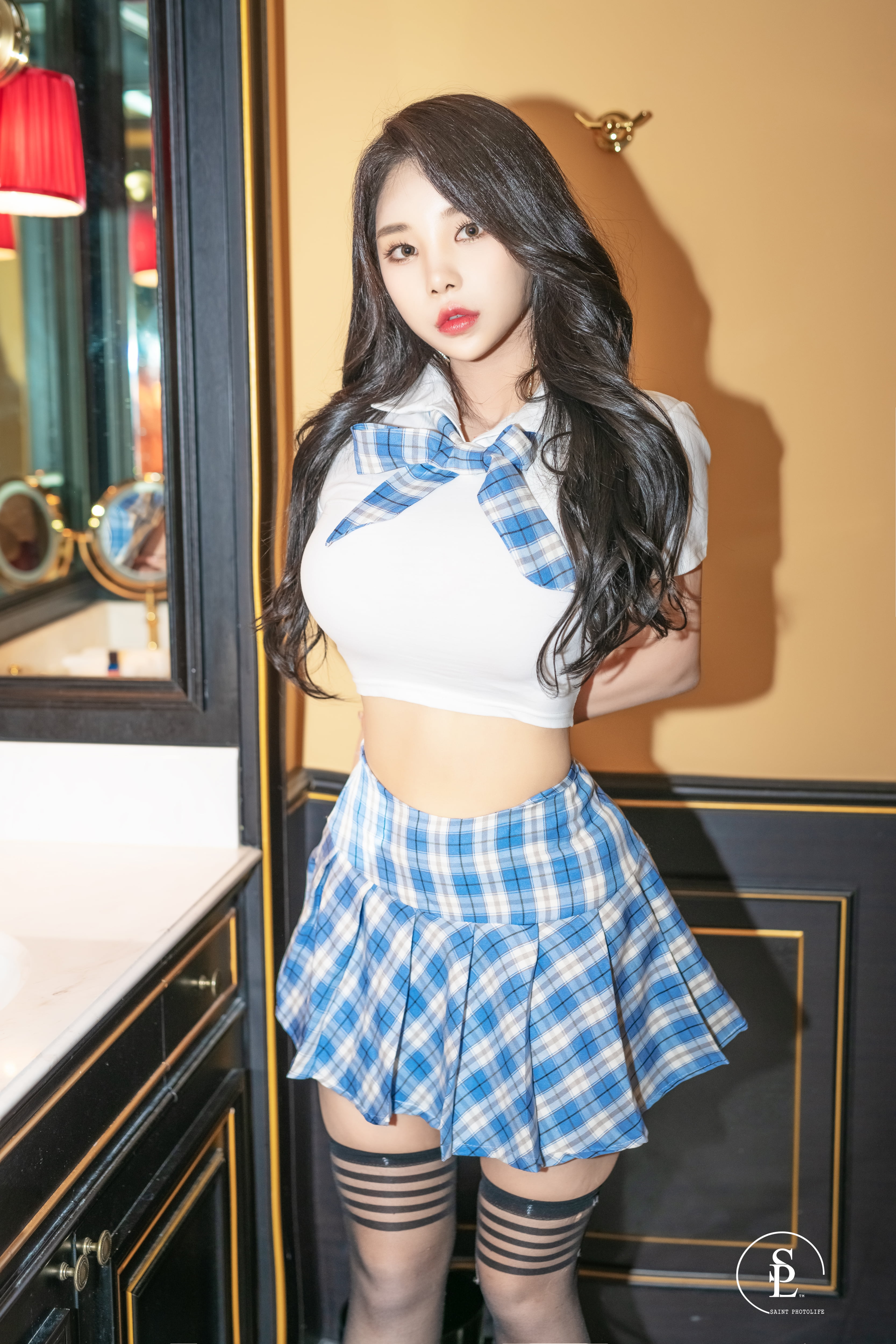 ZZYuri SAINT Photolife women model Asian cosplay brunette 2k