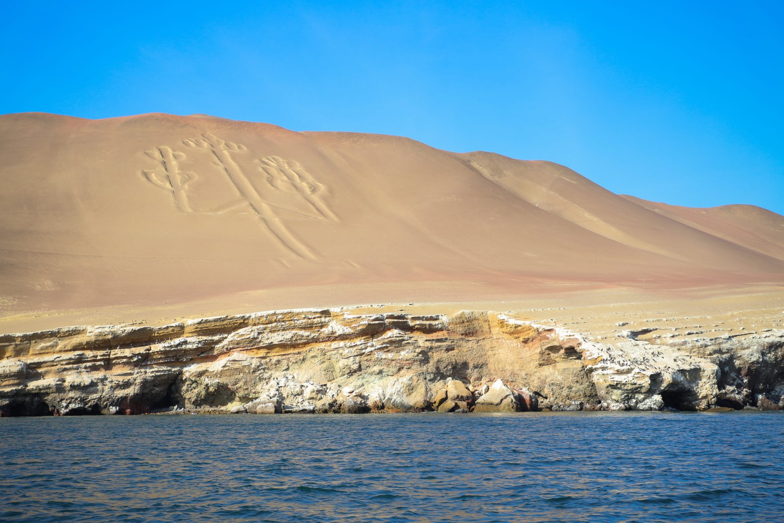 desert near river during daytime Paracas Sea Nazca Lines Island 2k 4k 5k