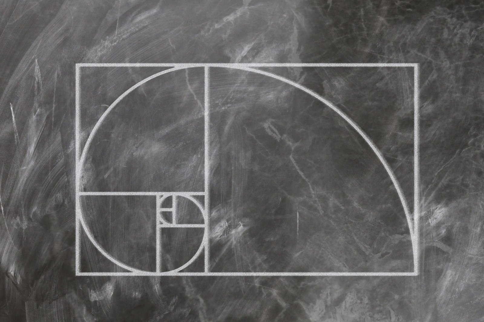fibonacci spiral science board school teaching matrix 2k 4k 5k