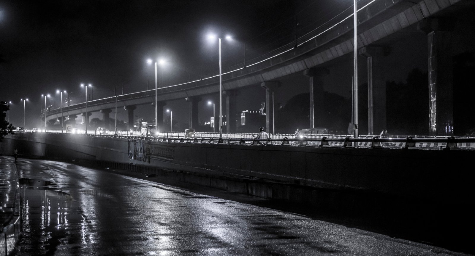 india chennai kathipara flyover bridge water river waterfront 2k 4k 5k