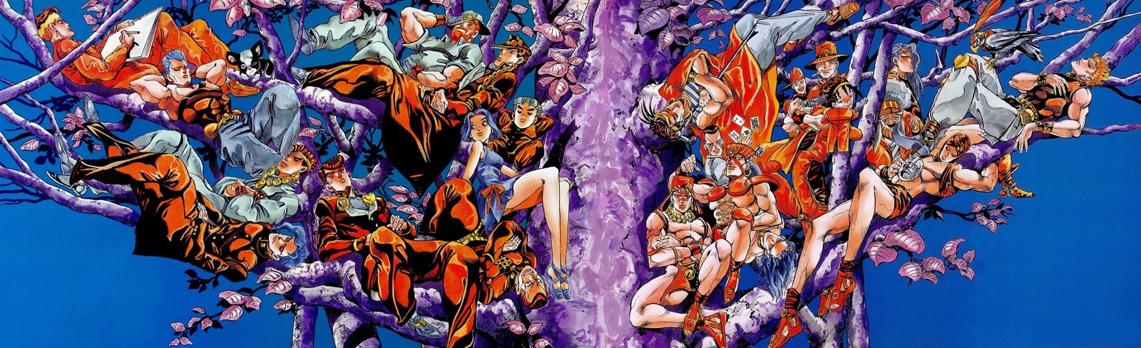 jojos bizarre adventure multi colored no people pattern 2k 4k 5k