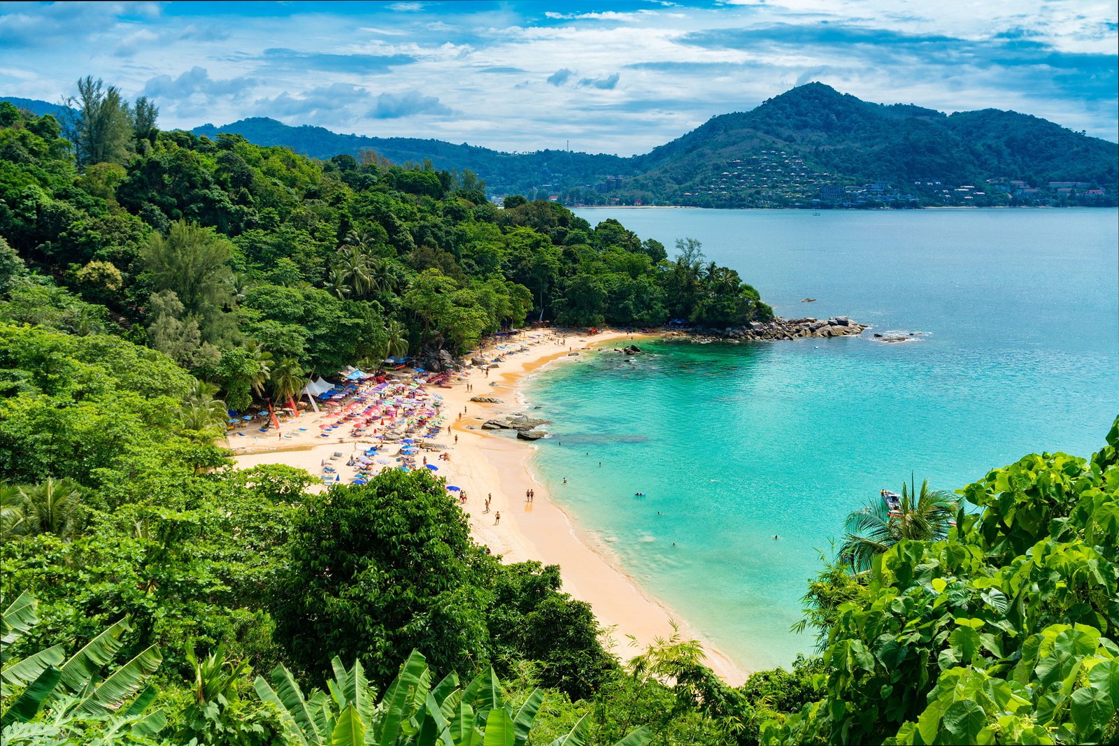 Phuket in Thailand nature sea beach summer vacations coastline 2k 4k