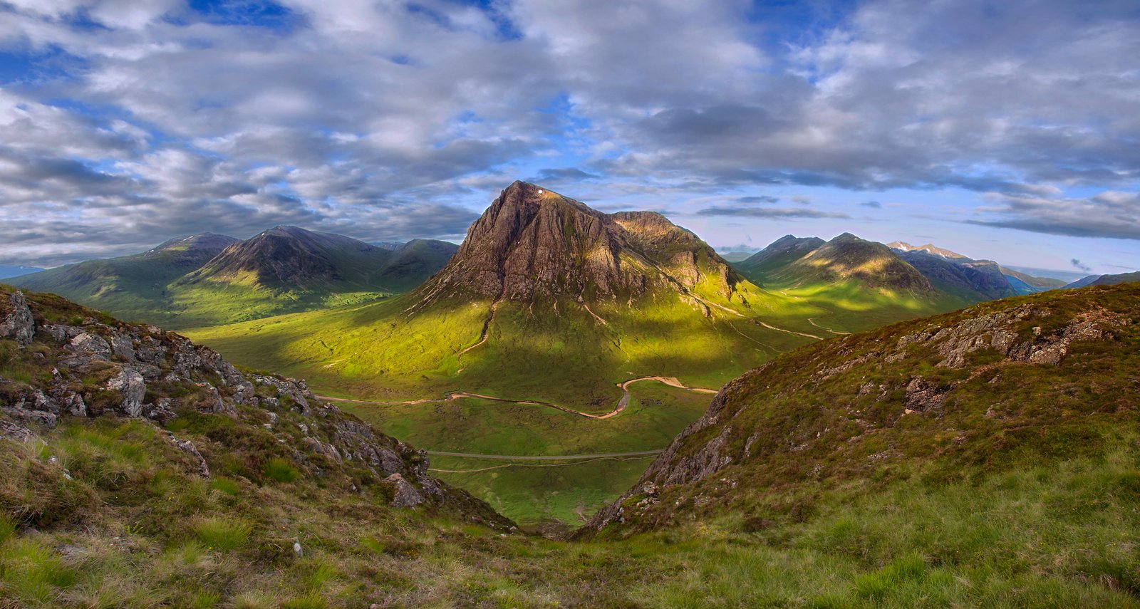 aerial photography of mountains highlands scotland 2k 4k 5k