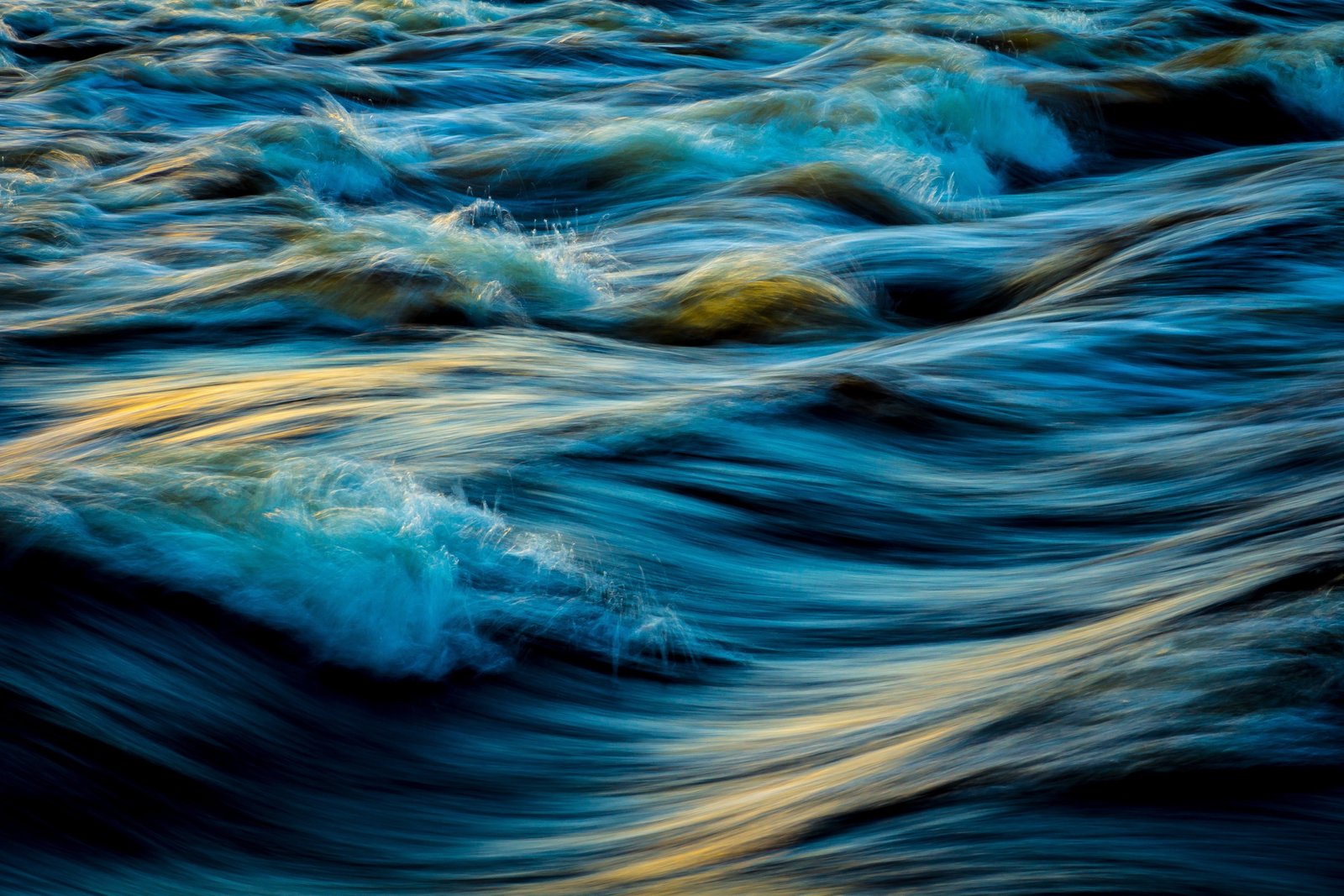 high waves water beach night painting nature abstract backgrounds 2k 4k 5k