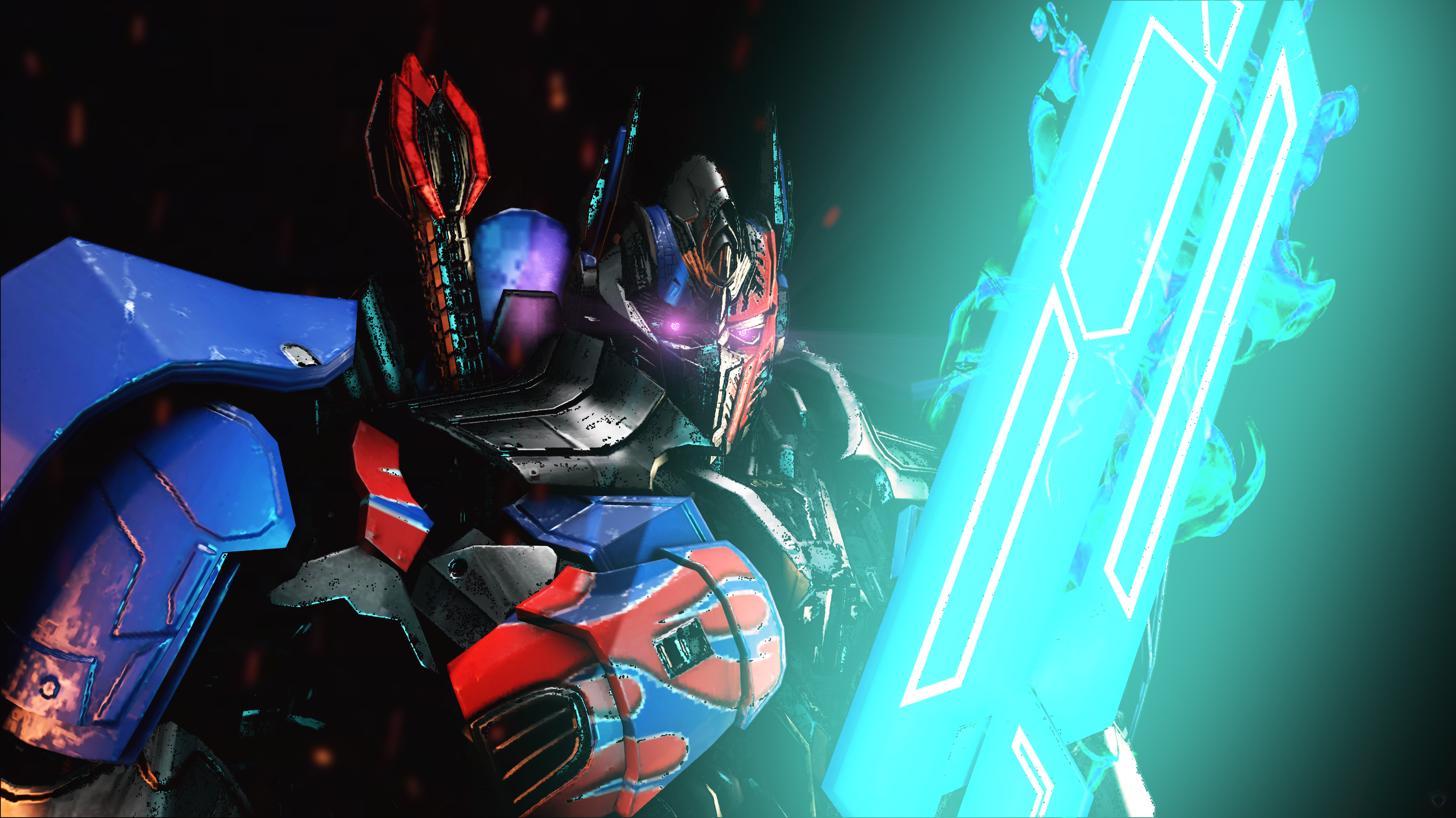 transformers optimus prime arist artwork digital art hd 2k 4k 5k 8k