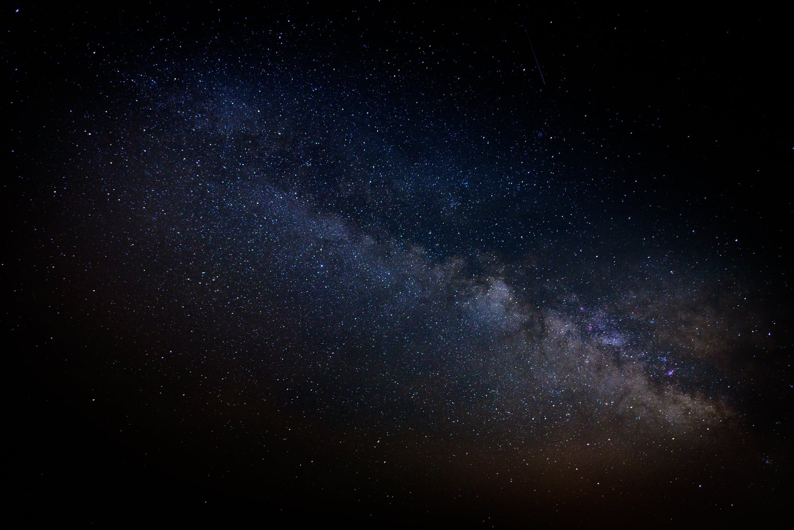 black and gray laptop computer nature stars galaxy star space 2k 4k 5k