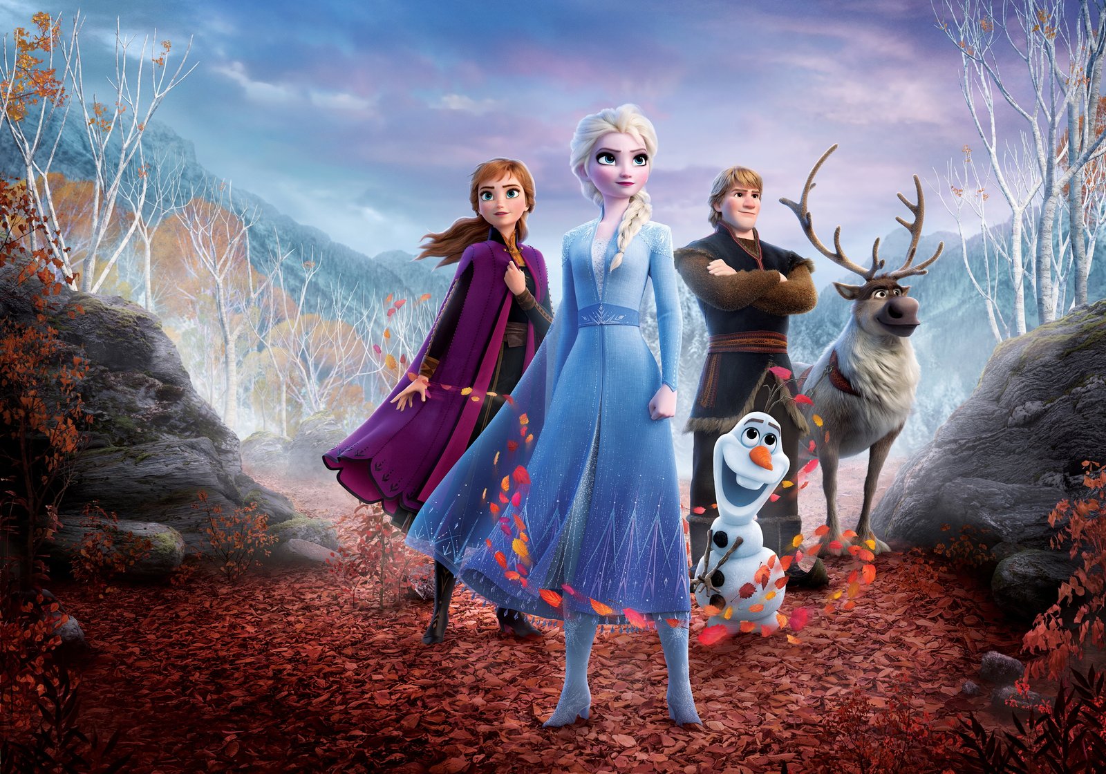 Frozen Red Fantasy Nature Blizzard Beautiful Anime Wood 2k 4k 5k