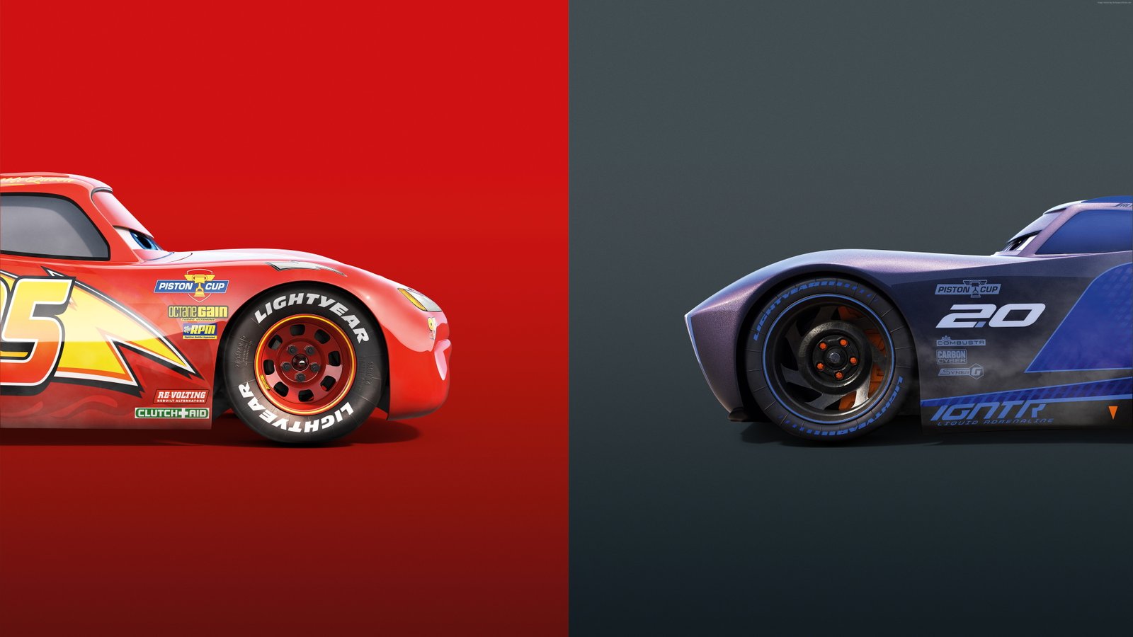poster Lightning McQueen Cars 3 2k 4k 5k 8k