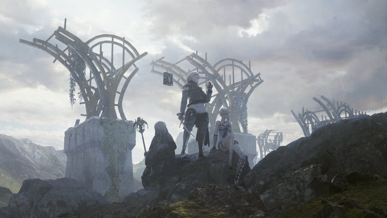 video games game art digital NieR Replicant 2k 4k 5k 8k