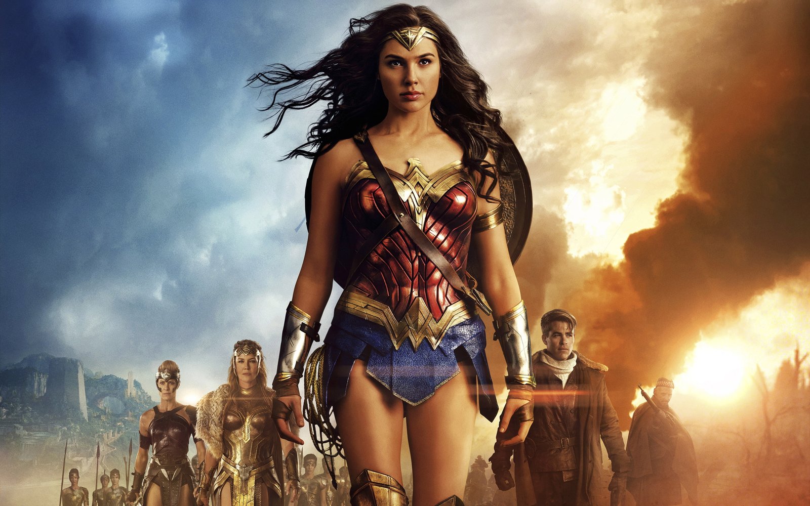 Wonder Woman wallpaper cinema armor movie brunette film 2k 4k 5k
