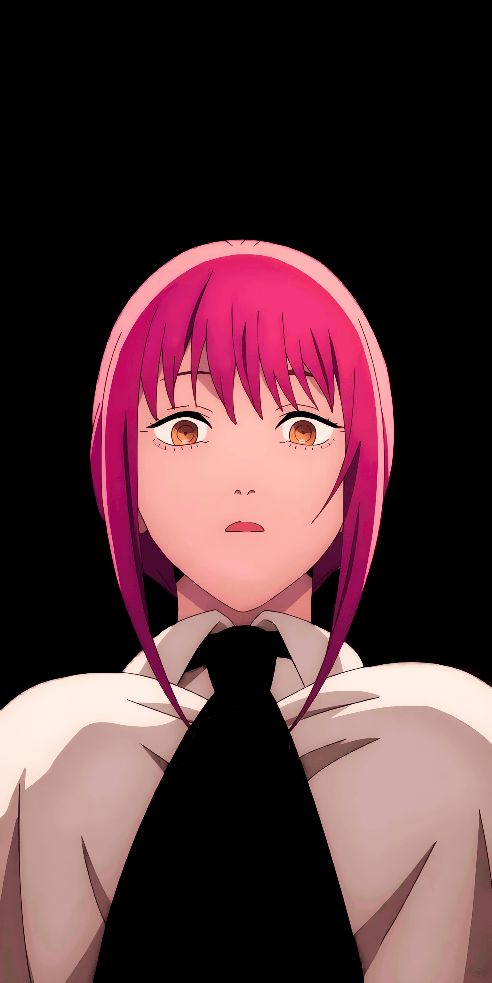 Makima chainsaw man anime amoled mobile 2k