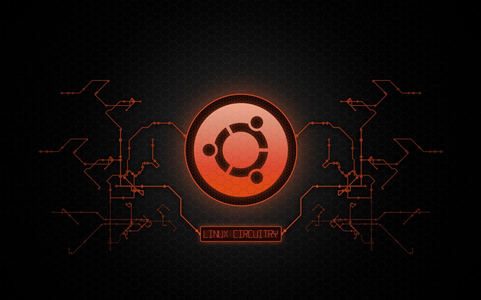 chip scheme logo Metal Linux style Ubuntu UbuntuCircuitry 2k