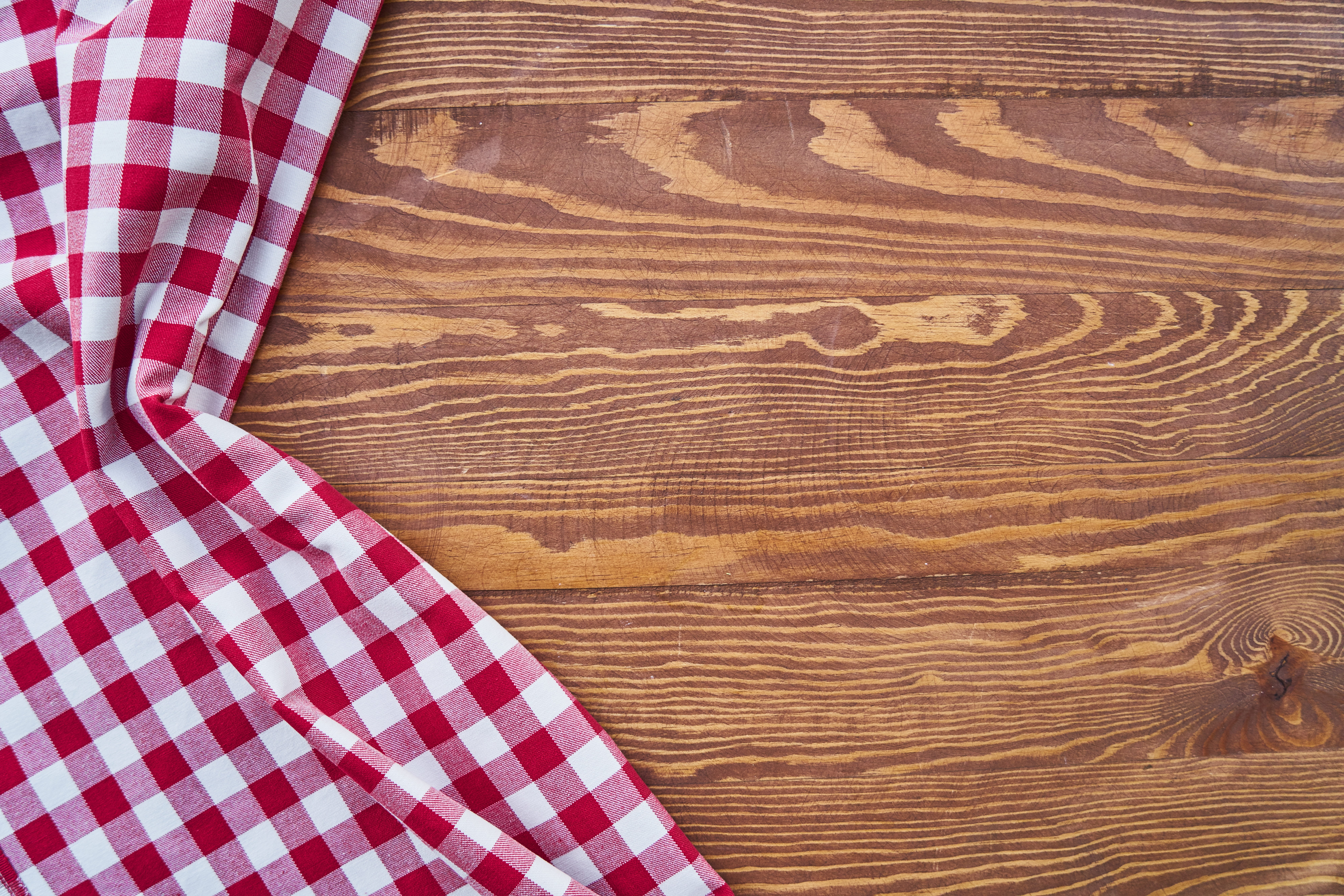 closeup photo of red and white table cloth background fabric 2k 4k 5k 8k