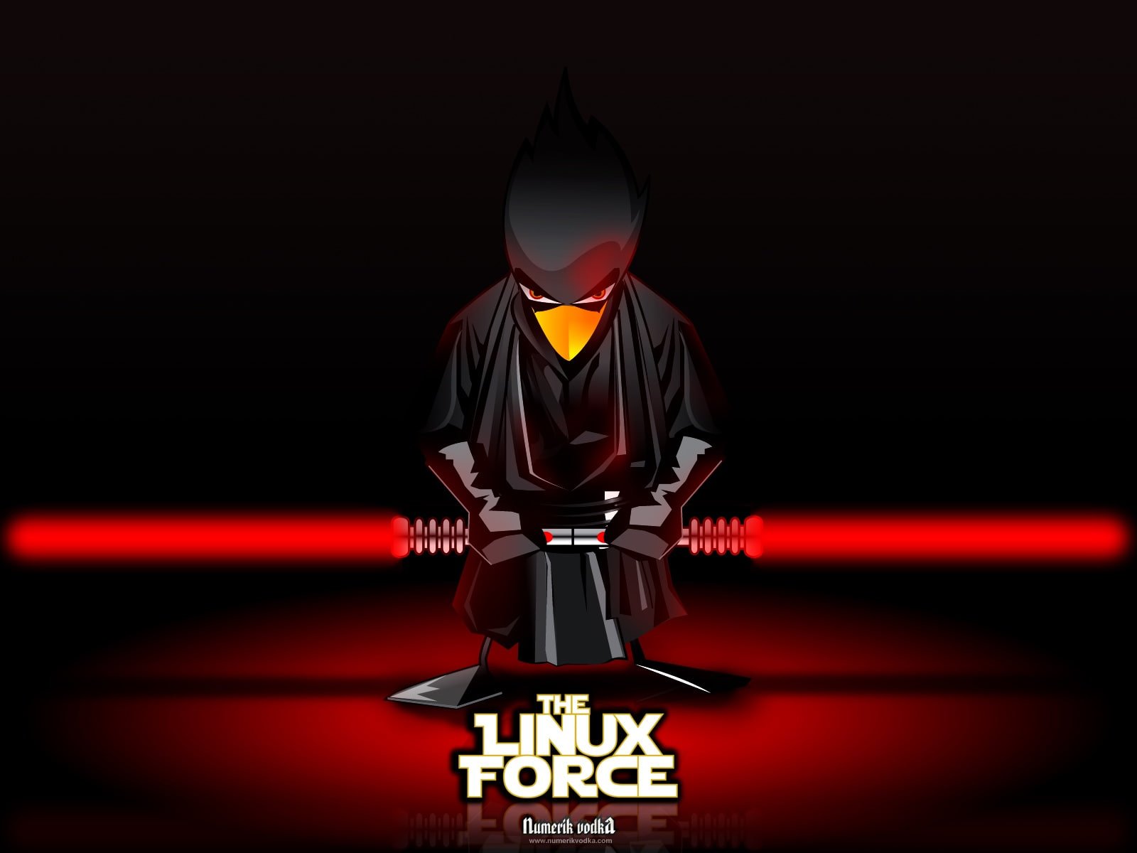 computer Dark Background Linux Star Wars 2k