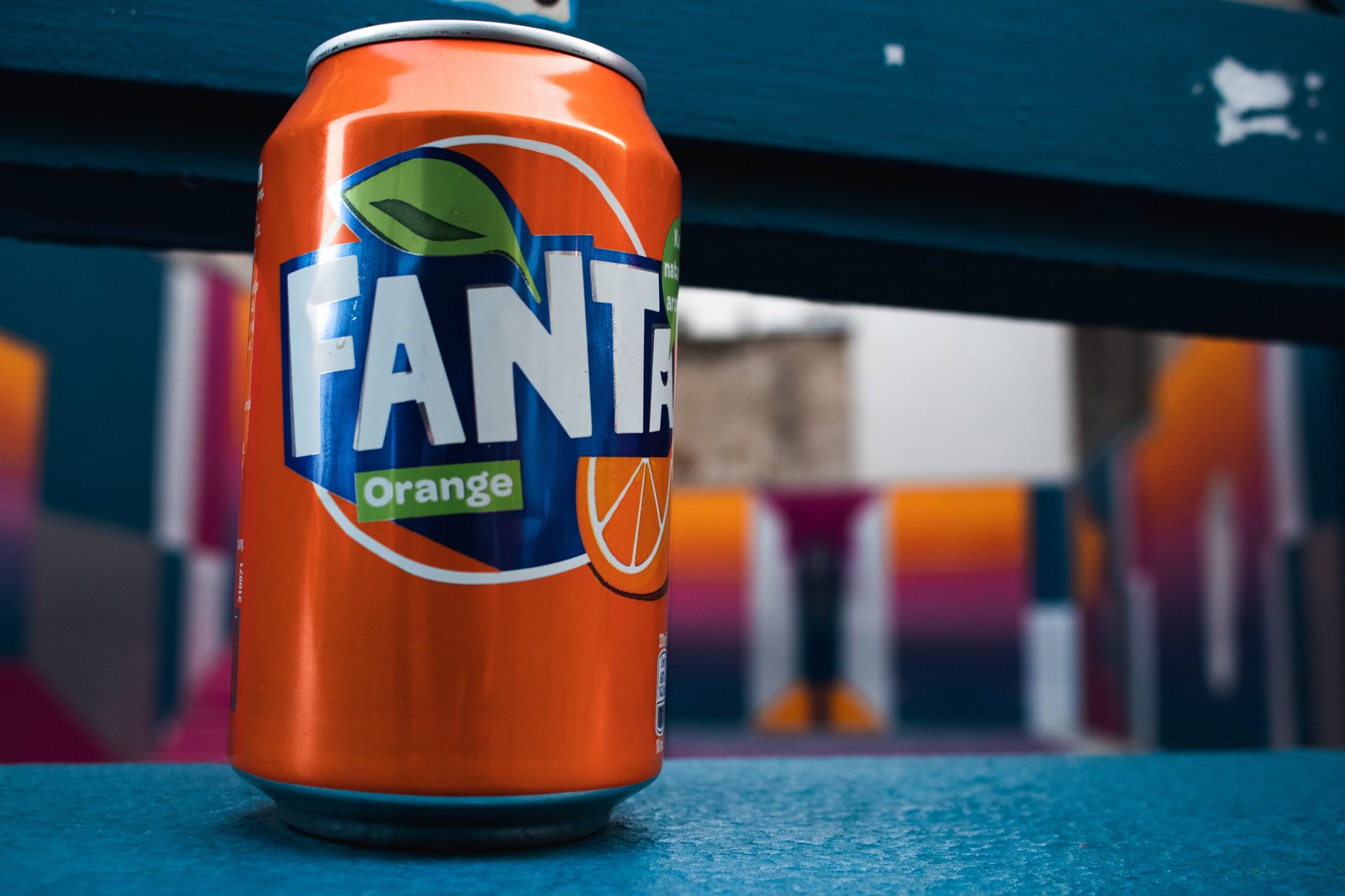 Fanta Orange Drink Can beverage blur canister carbonated 2k 4k 5k