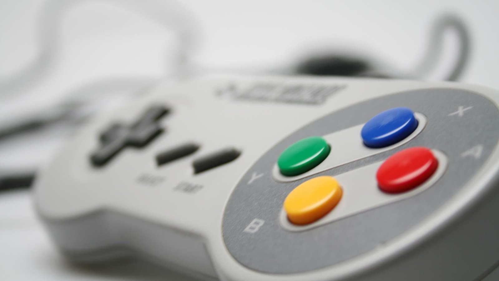 gray Nintendo controller controllers SNES retro games video 2k