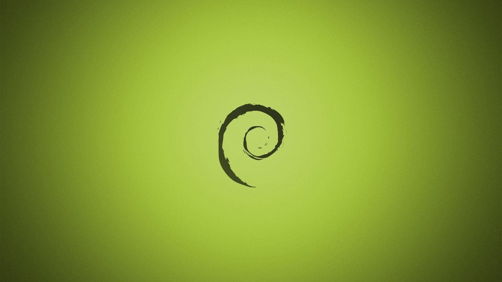 green Linux GNU Debian minimalism background shapes 2k