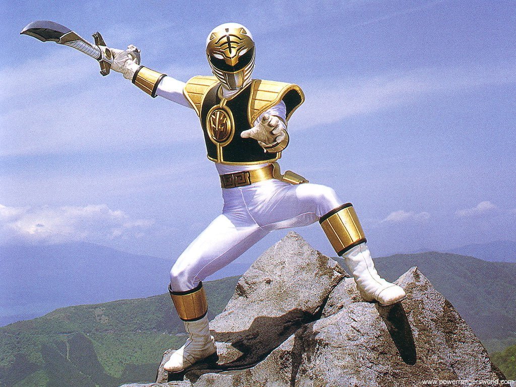 Power Ranger White Tomy TV Show Rangers