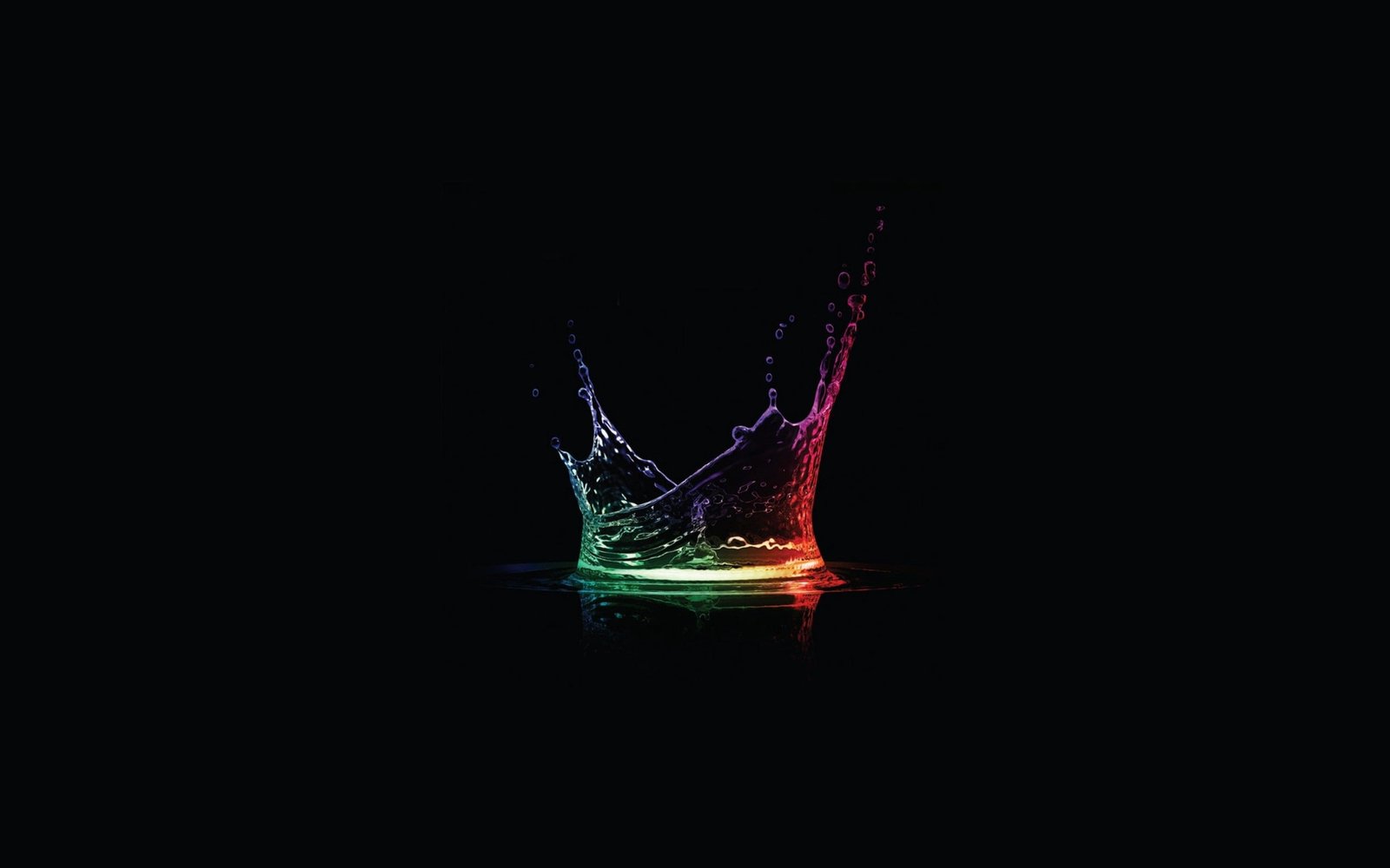 purple orange and green water drop wallpaper liquid light 2k