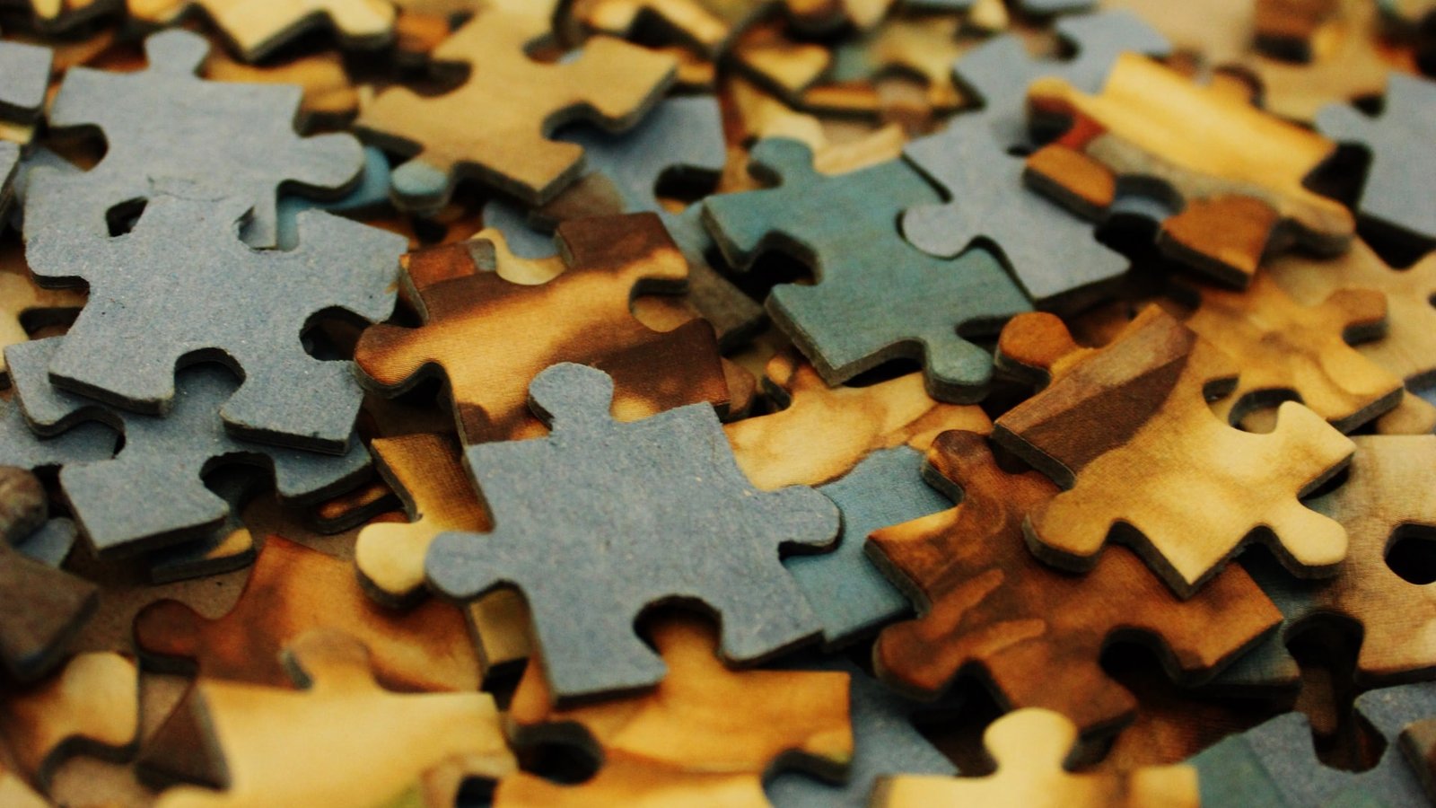 puzzles macro jigsaw piece puzzle close up indoors 2k