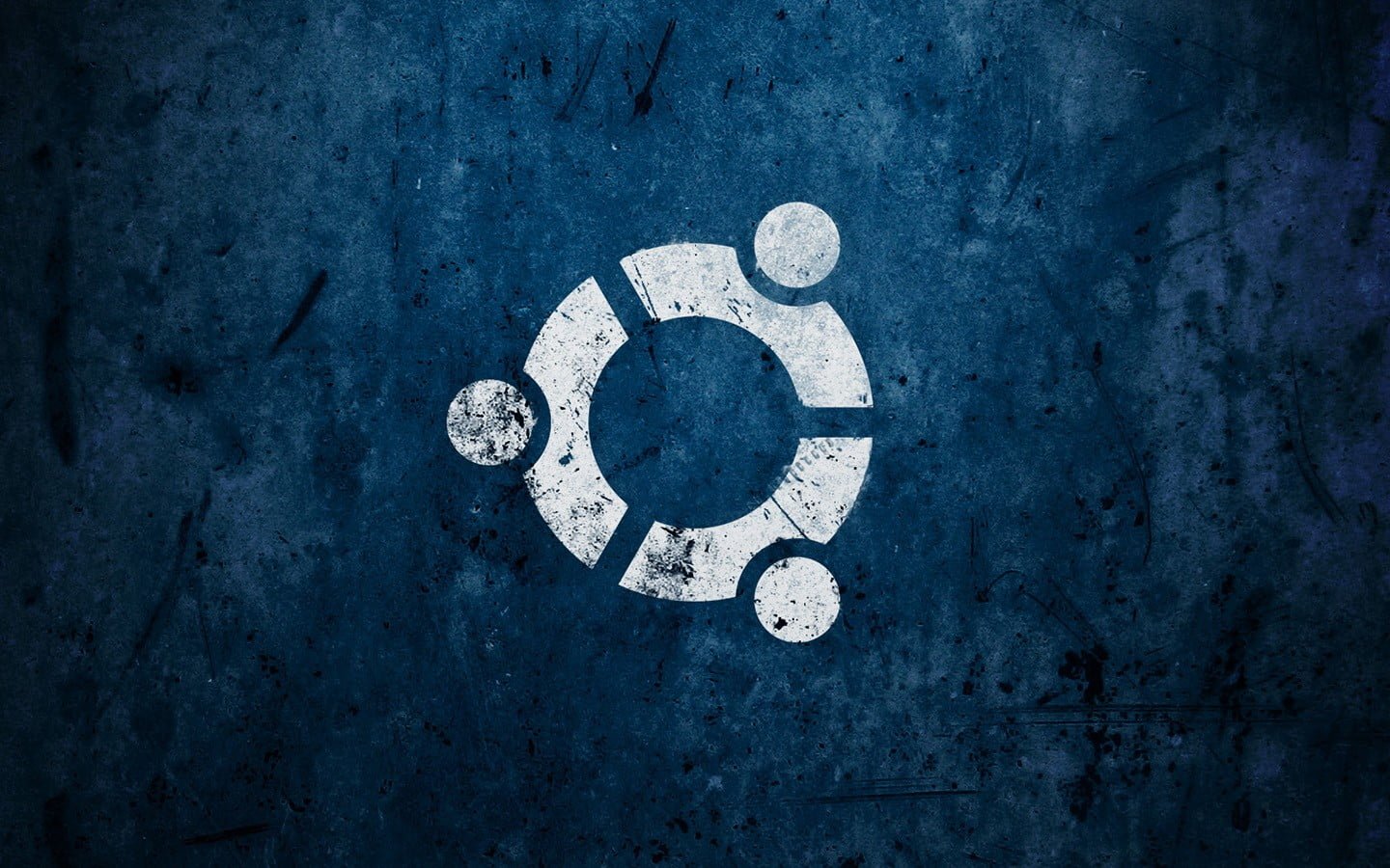 round white logo abstract artwork Linux Ubuntu blue symbol 63