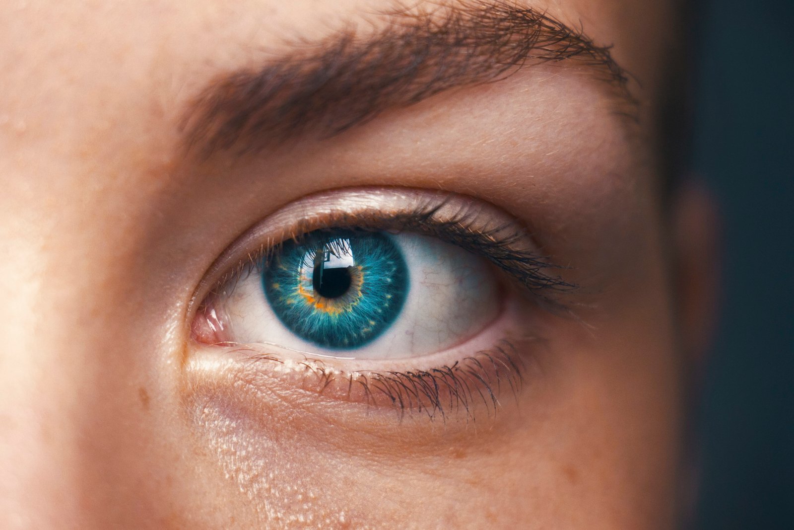 selective focus of blue eyed person close up shot s left eye 2k 4k 5k
