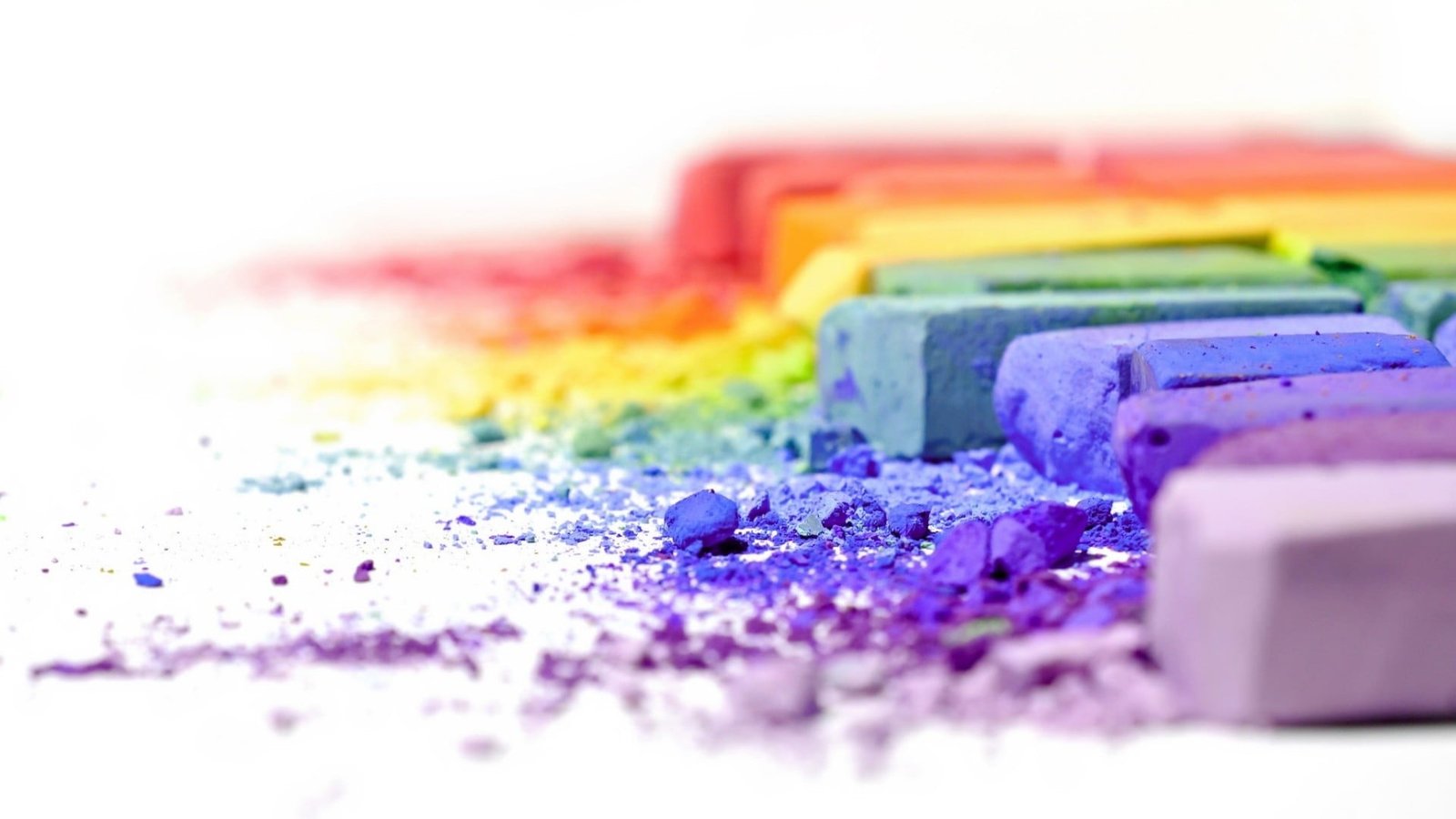 selective focus photography of multicolored chalk untitled macro 2k