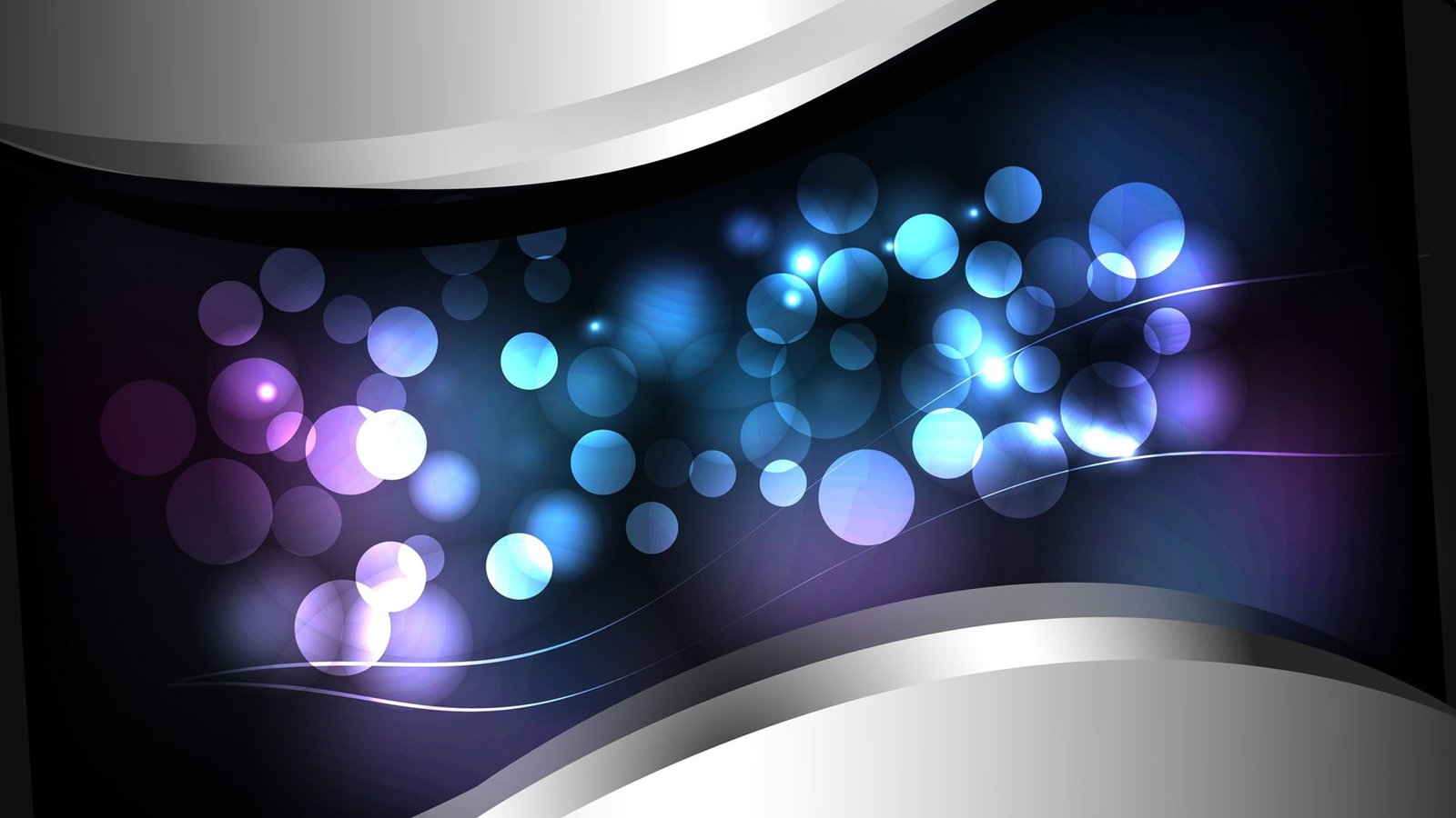 abstract colorful circle bokeh illuminated glowing light natural phenomenon 2k
