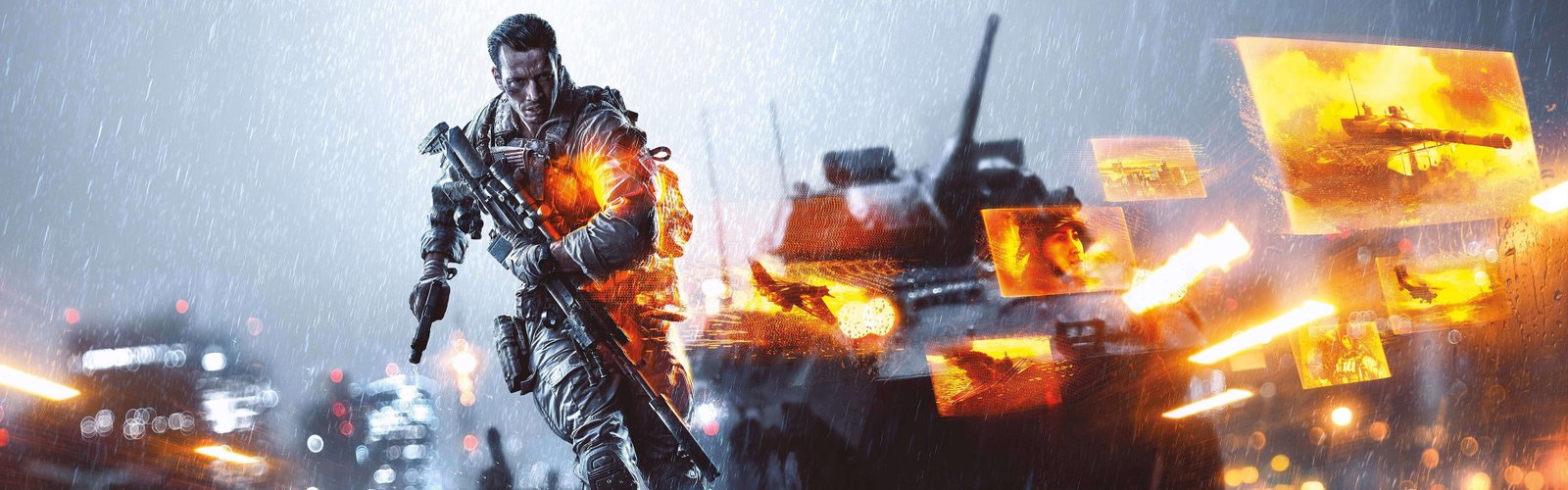 Battlefield Hardline video games war soldier military bokeh 2k 4k