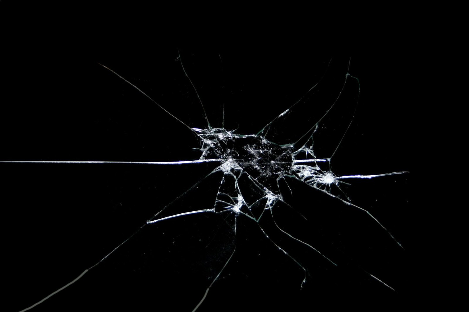 abstract bokeh broken crack glass pattern psychedelic 2k